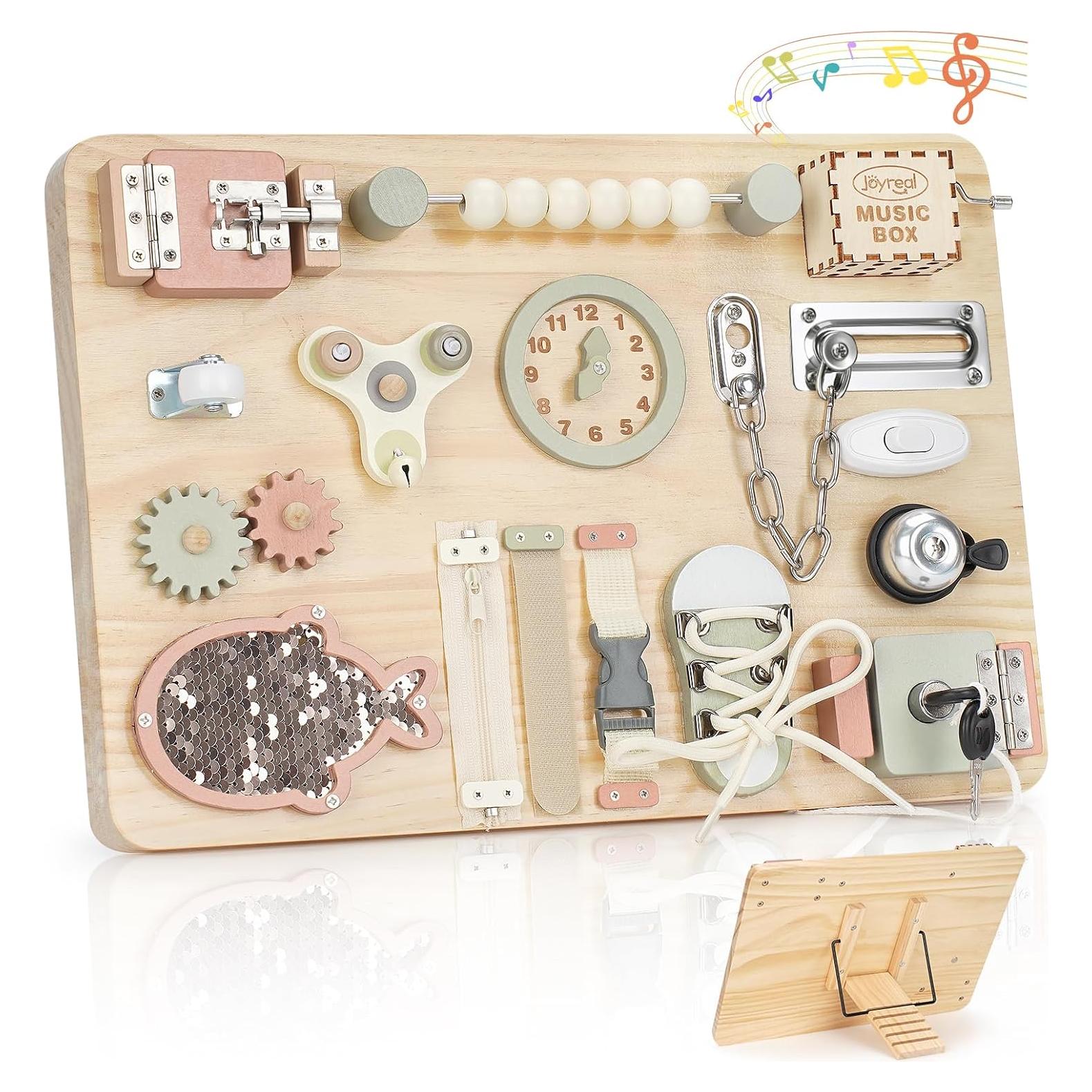 Tablero Ocupado Grande Joyreal Montessori para Niños 1-8 Años