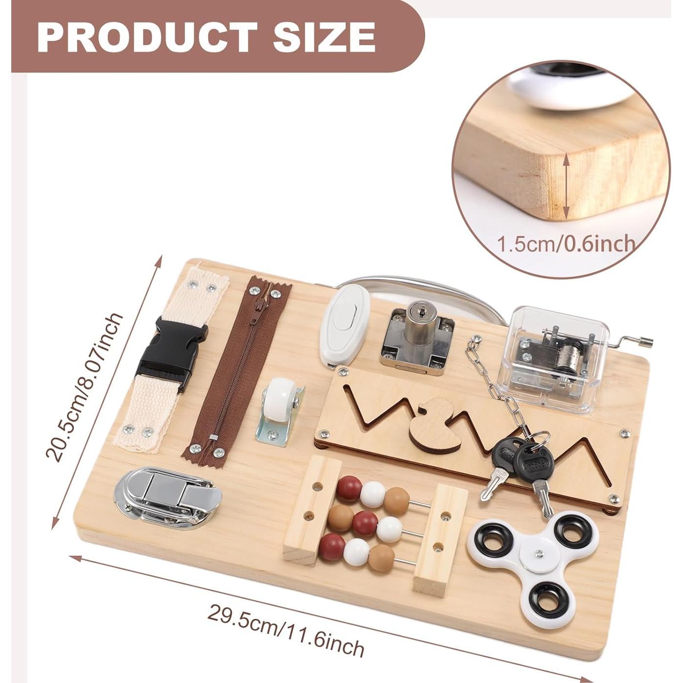 Tablero Sensorial para Demencia Lontcs - Actividades para Ancianos