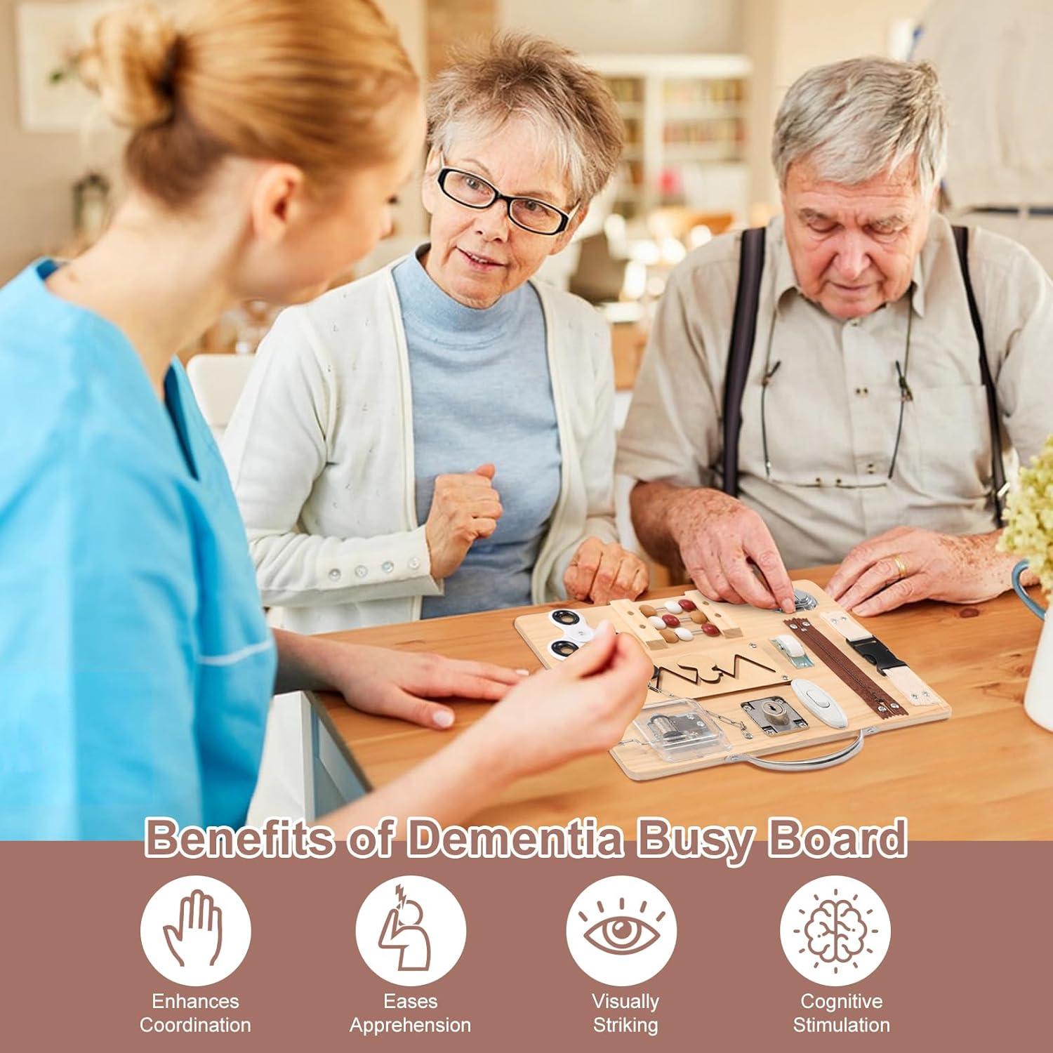 Tablero Sensorial para Demencia Lontcs - Actividades para Ancianos