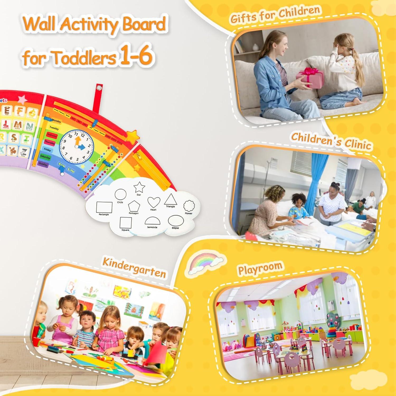 Tablero Ocupado Sensorial Montessori JAYOBGO para Niños 3-6 Años