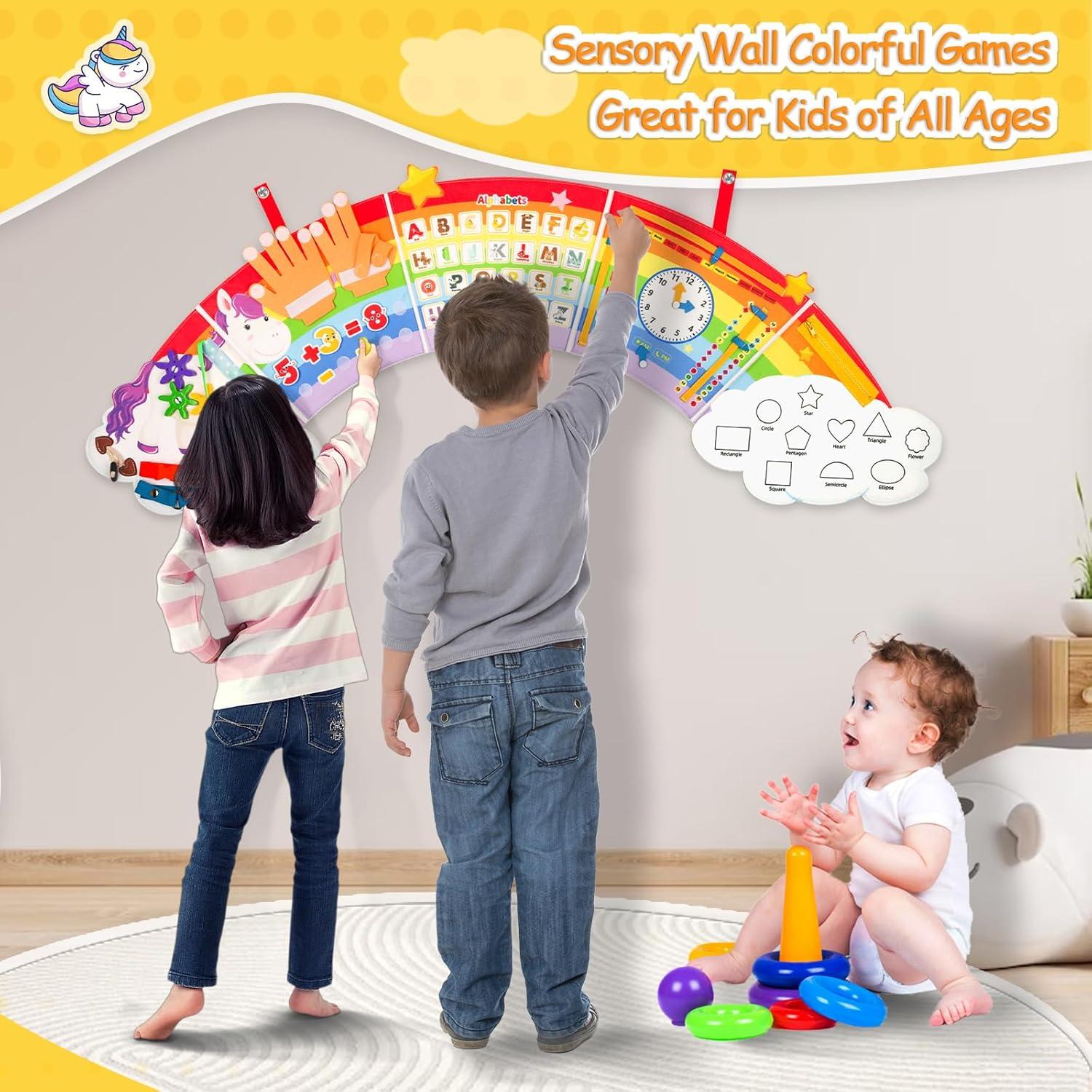 Tablero Ocupado Sensorial Montessori JAYOBGO para Niños 3-6 Años