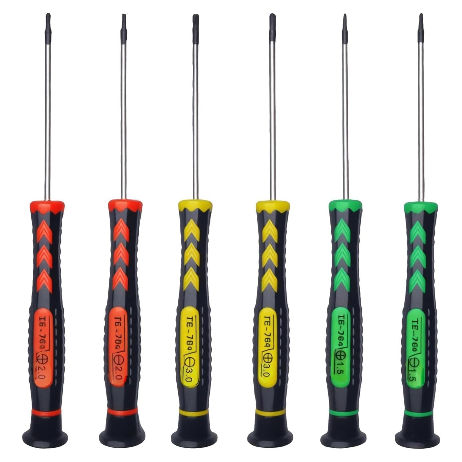 Juego de Destornilladores M-jump 6 Piezas Magnéticos Antideslizantes