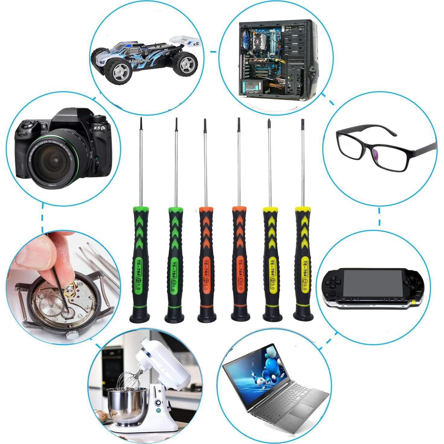 Juego de Destornilladores M-jump 6 Piezas Magnéticos Antideslizantes