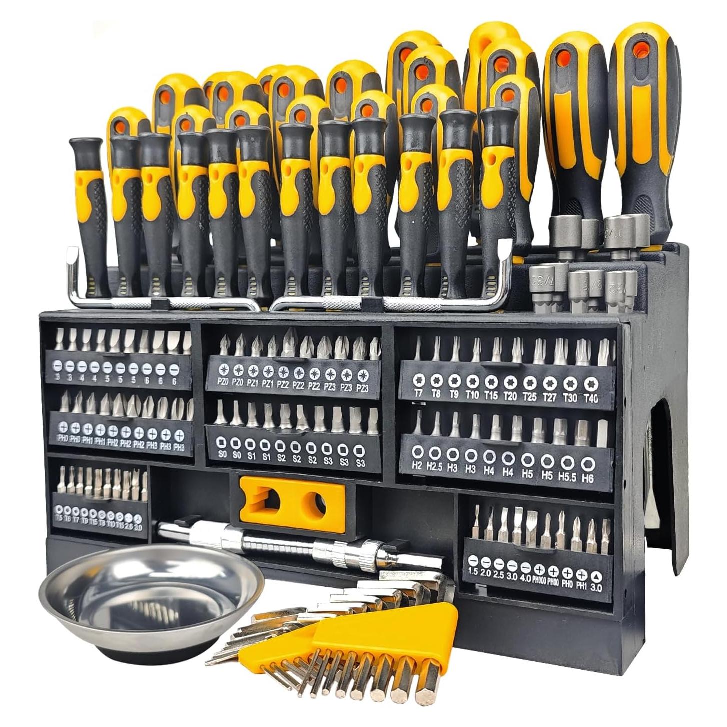 Juego de Destornilladores Magnéticos 145 Piezas SEIKO DY