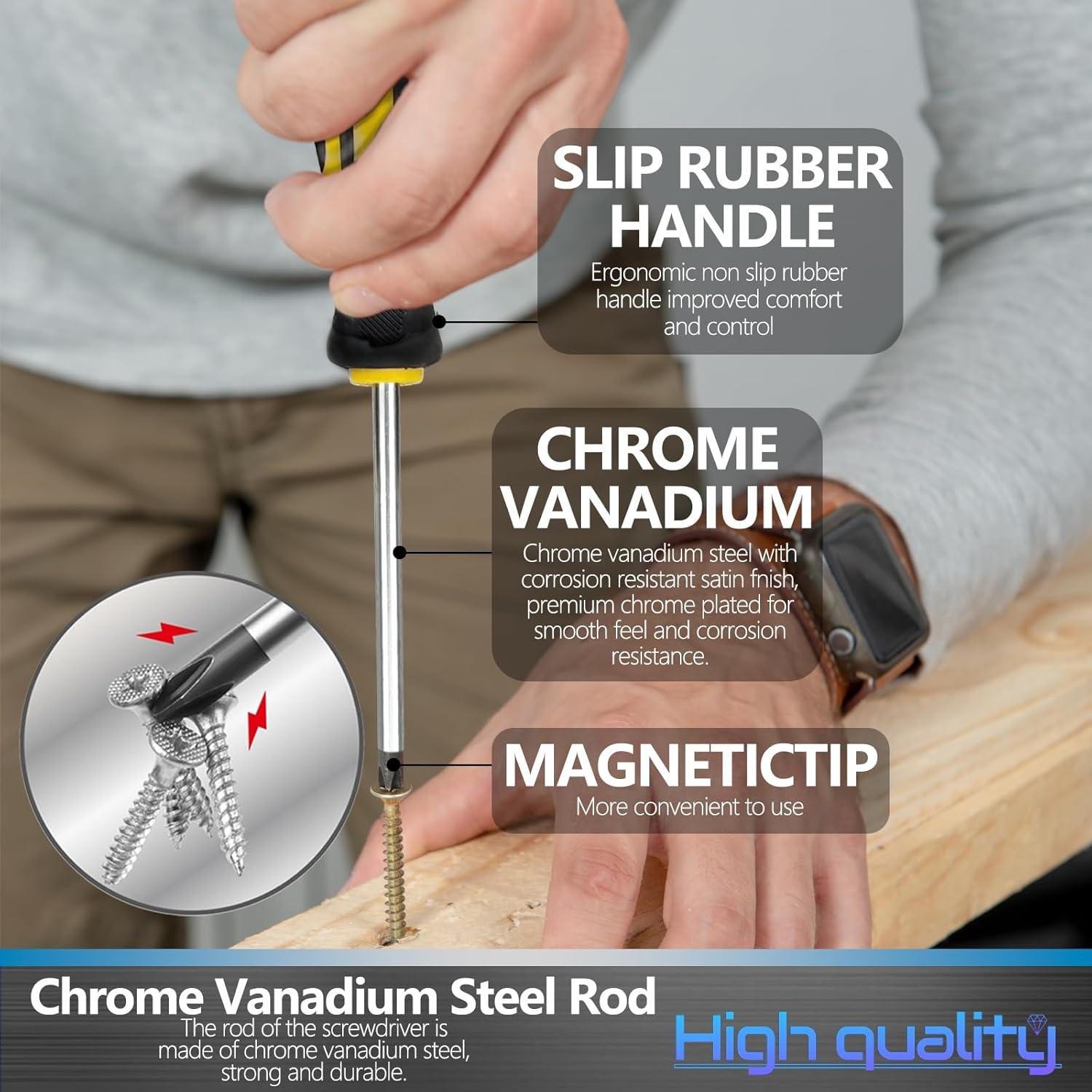 Juego de Destornilladores Magnéticos 145 Piezas SEIKO DY