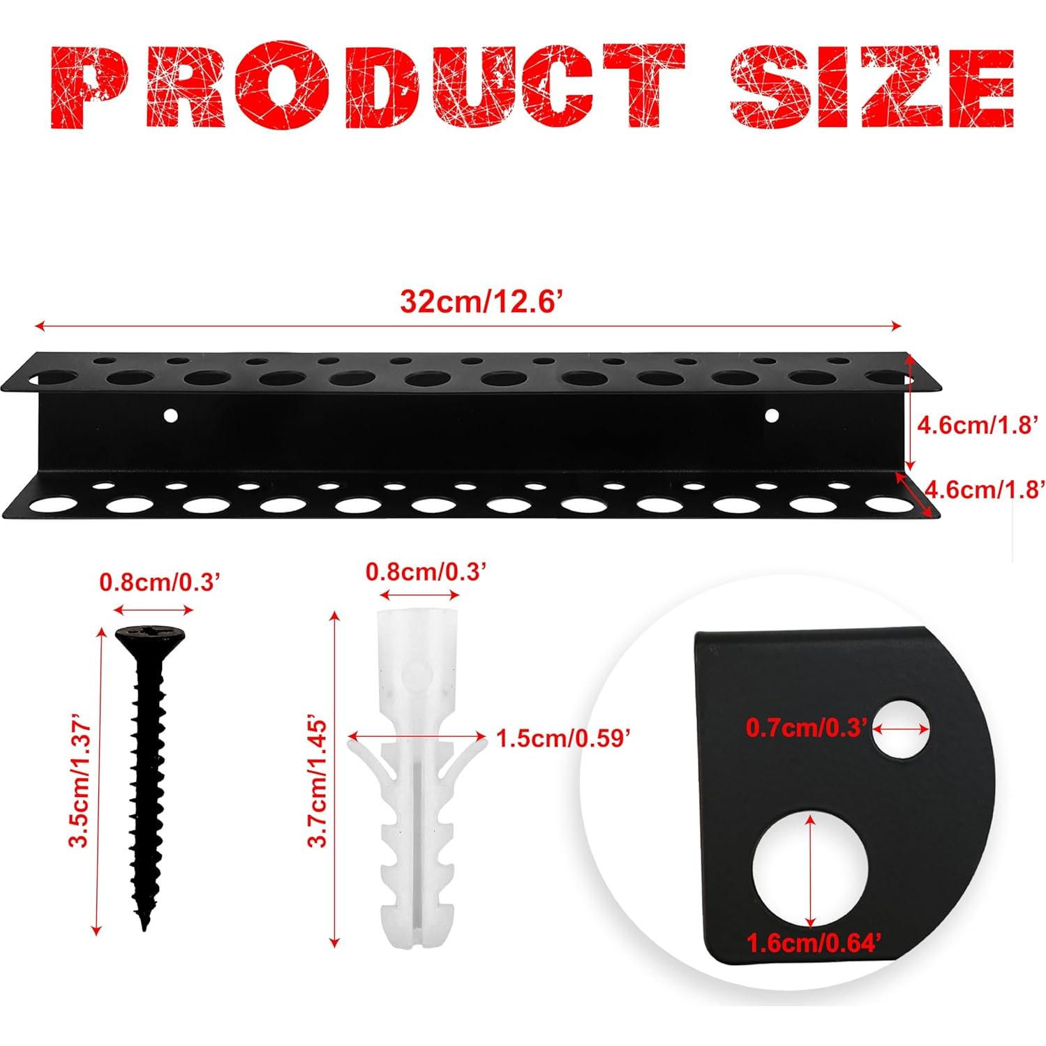 Soporte de Destornilladores BuleVina Montaje en Pared 32 cm