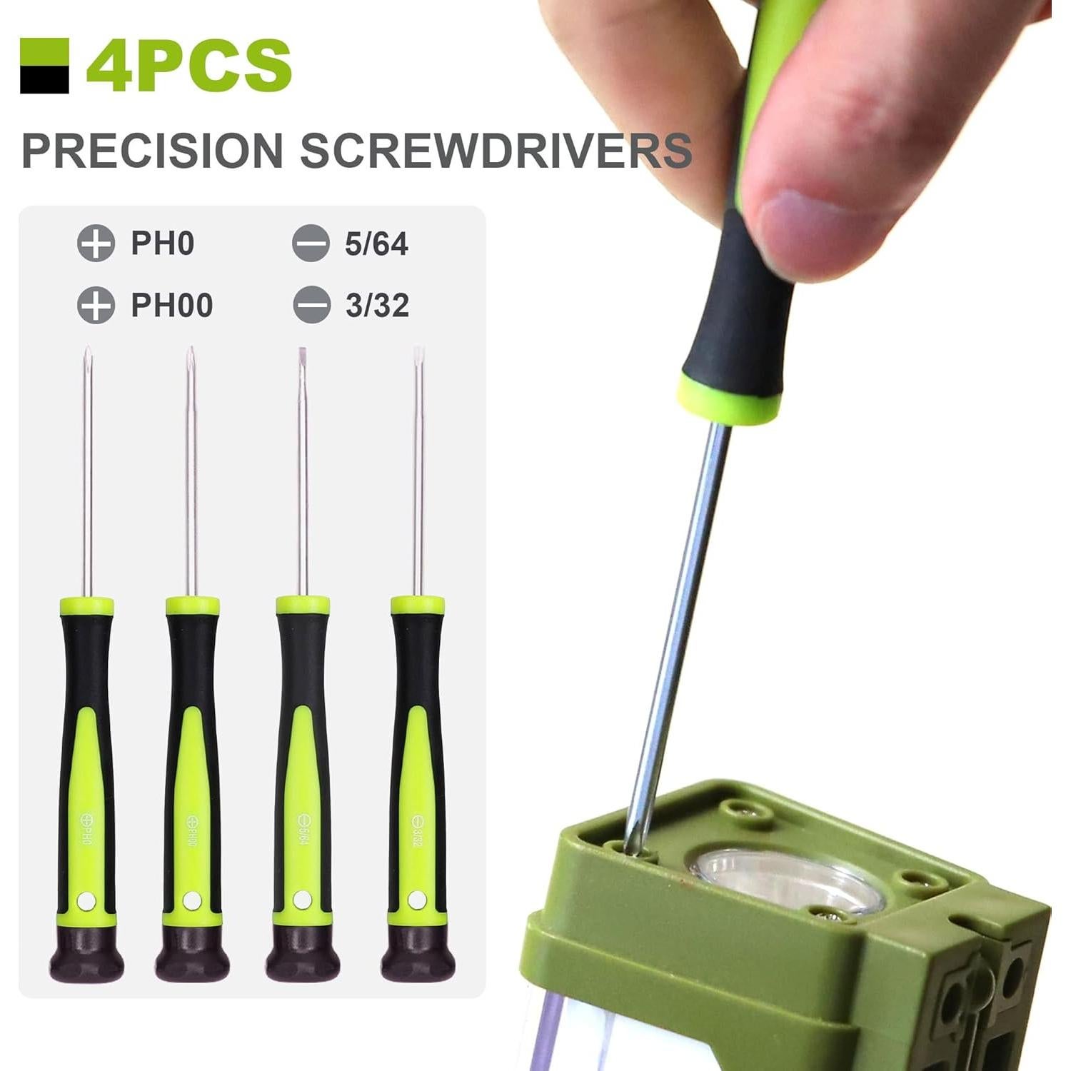 Juego de Destornilladores Magnéticos 21 Piezas FASTPRO Verde