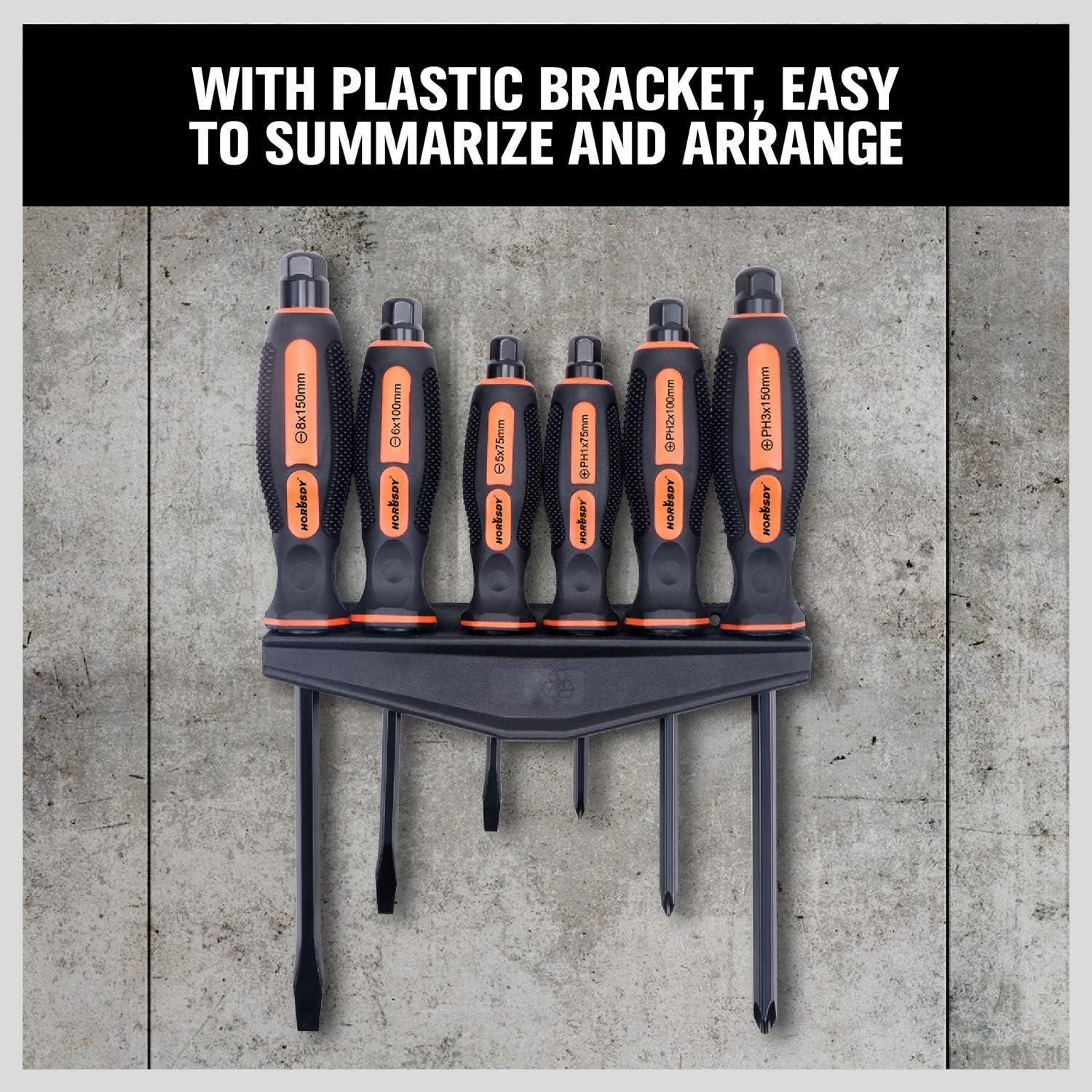 Juego de Destornilladores Magnéticos 6 Piezas HORUSDY