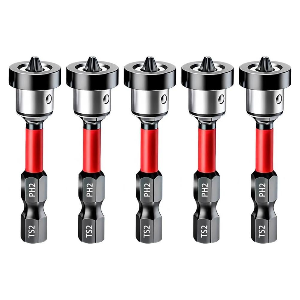 5 Puntas de Tornillo PH2 para Paneles de Yeso Saipe 50mm