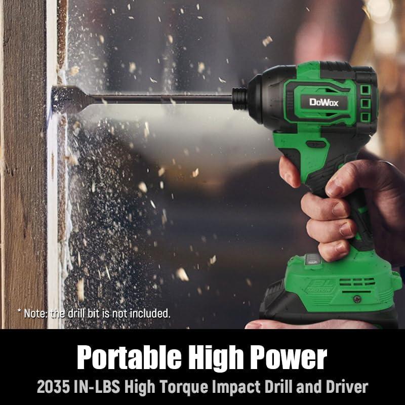 Destornillador de Impacto Inalámbrico DOWOX 21V 2035 In-Lbs