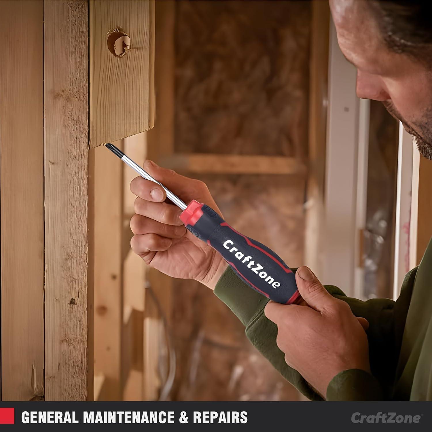 Juego de Destornilladores Magnéticos 11 Piezas CRAFTZONE