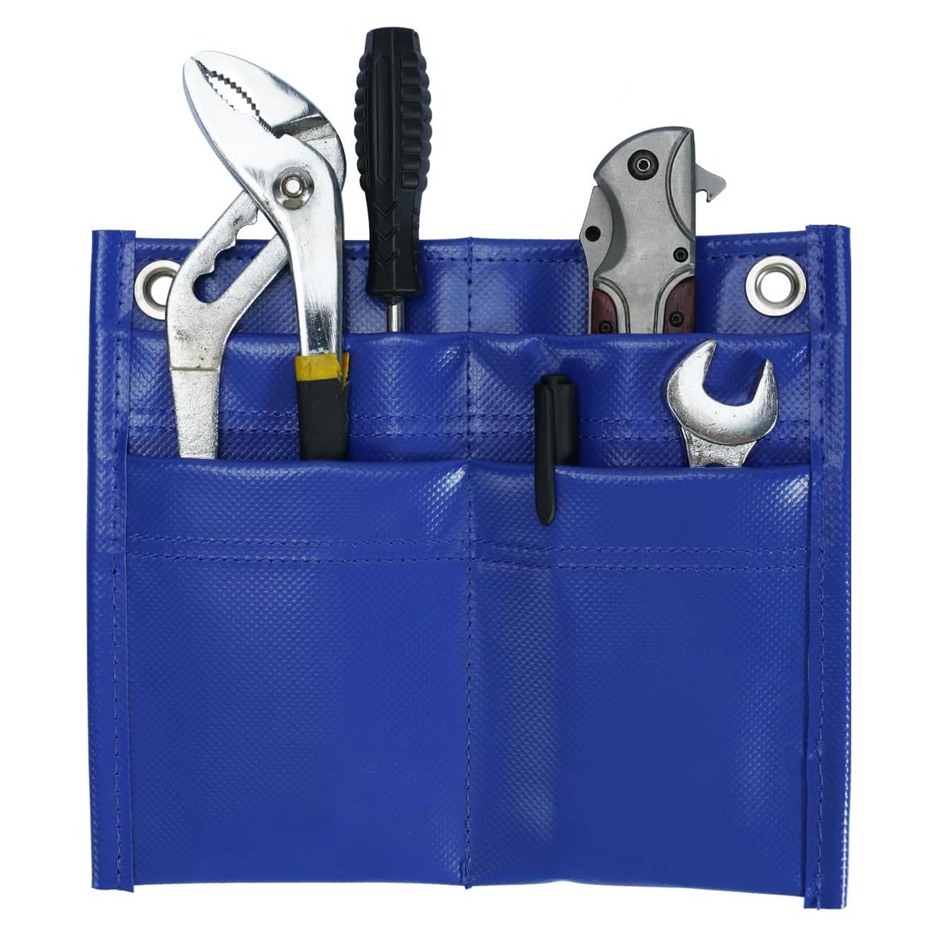 Bolsa de Herramientas KUNN 4 Bolsillos para Bomberos Azul