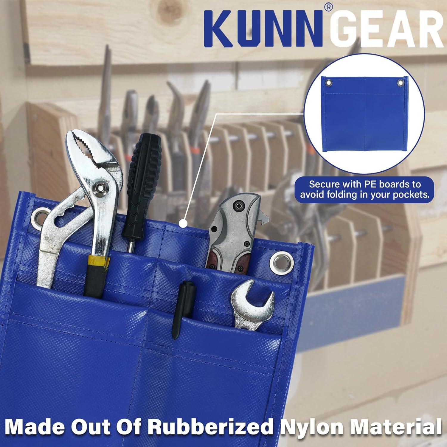 Bolsa de Herramientas KUNN 4 Bolsillos para Bomberos Azul