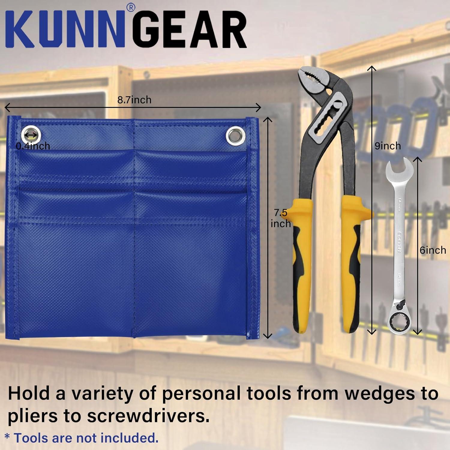 Bolsa de Herramientas KUNN 4 Bolsillos para Bomberos Azul