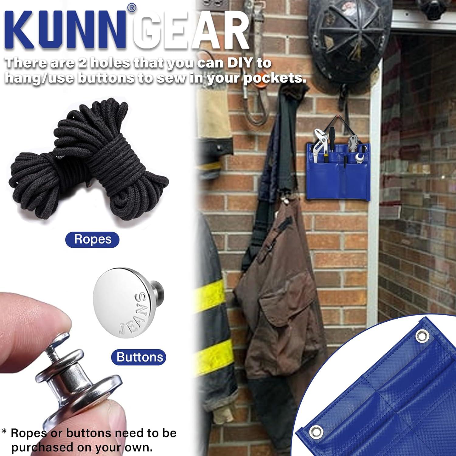 Bolsa de Herramientas KUNN 4 Bolsillos para Bomberos Azul