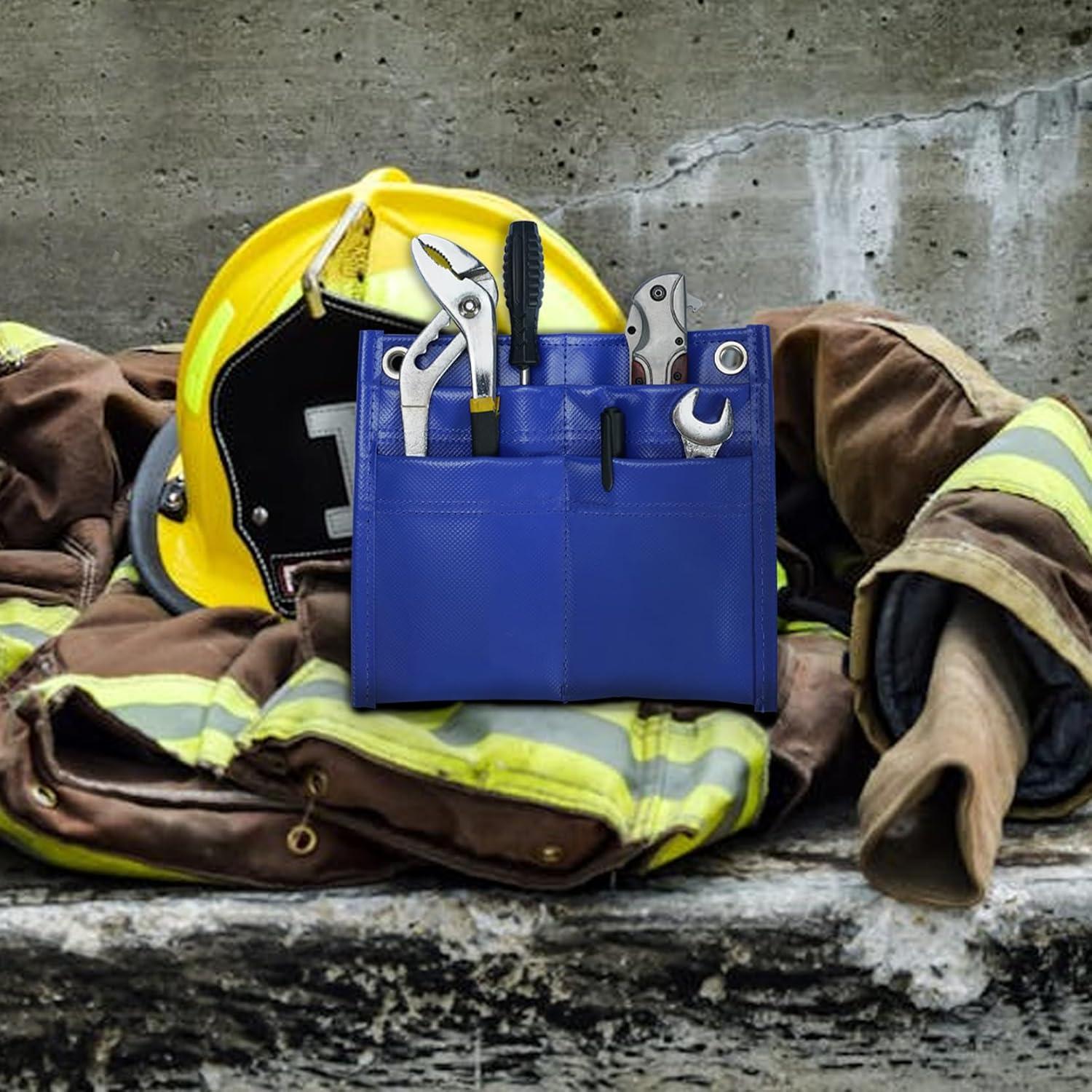 Bolsa de Herramientas KUNN 4 Bolsillos para Bomberos Azul