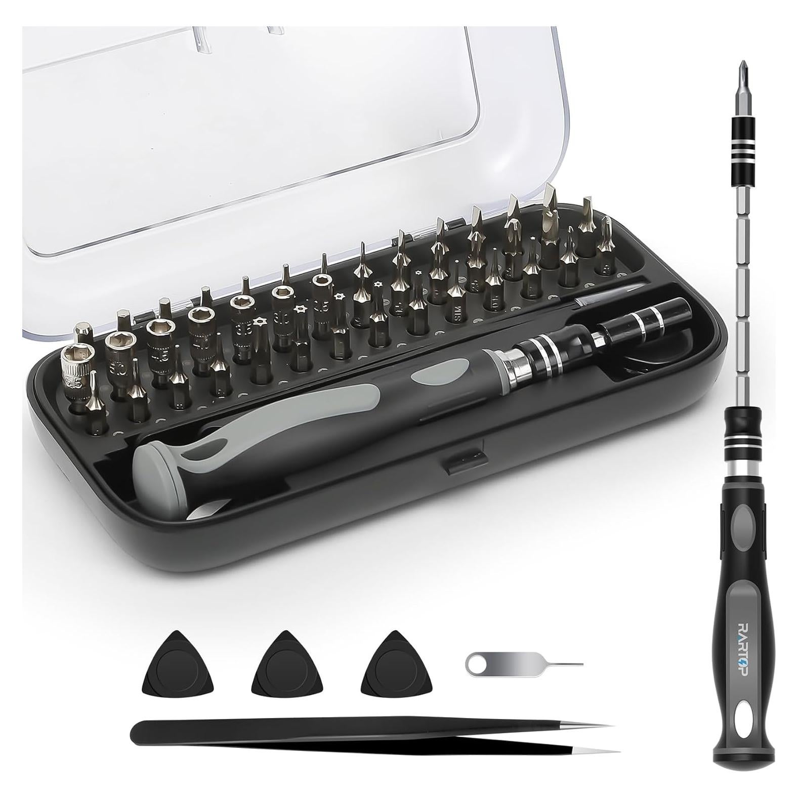 Juego de Destornilladores de Precisión RARTOP 48 en 1 con Estuche