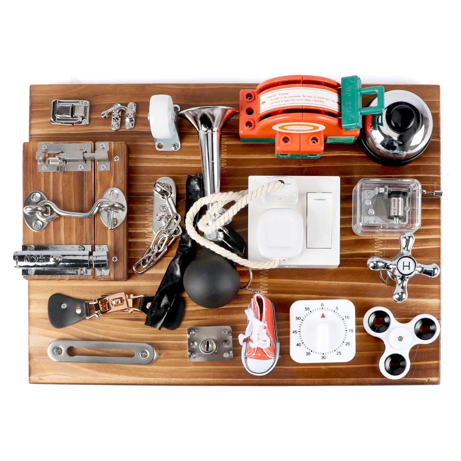 Tablero Ocupado 20-en-1 Canuan para Niños 3 Años - Juguete Educativo