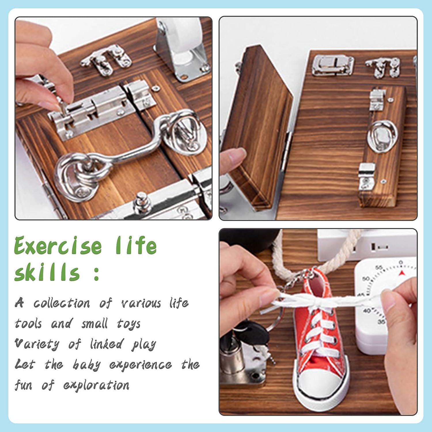 Tablero Ocupado 20-en-1 Canuan para Niños 3 Años - Juguete Educativo