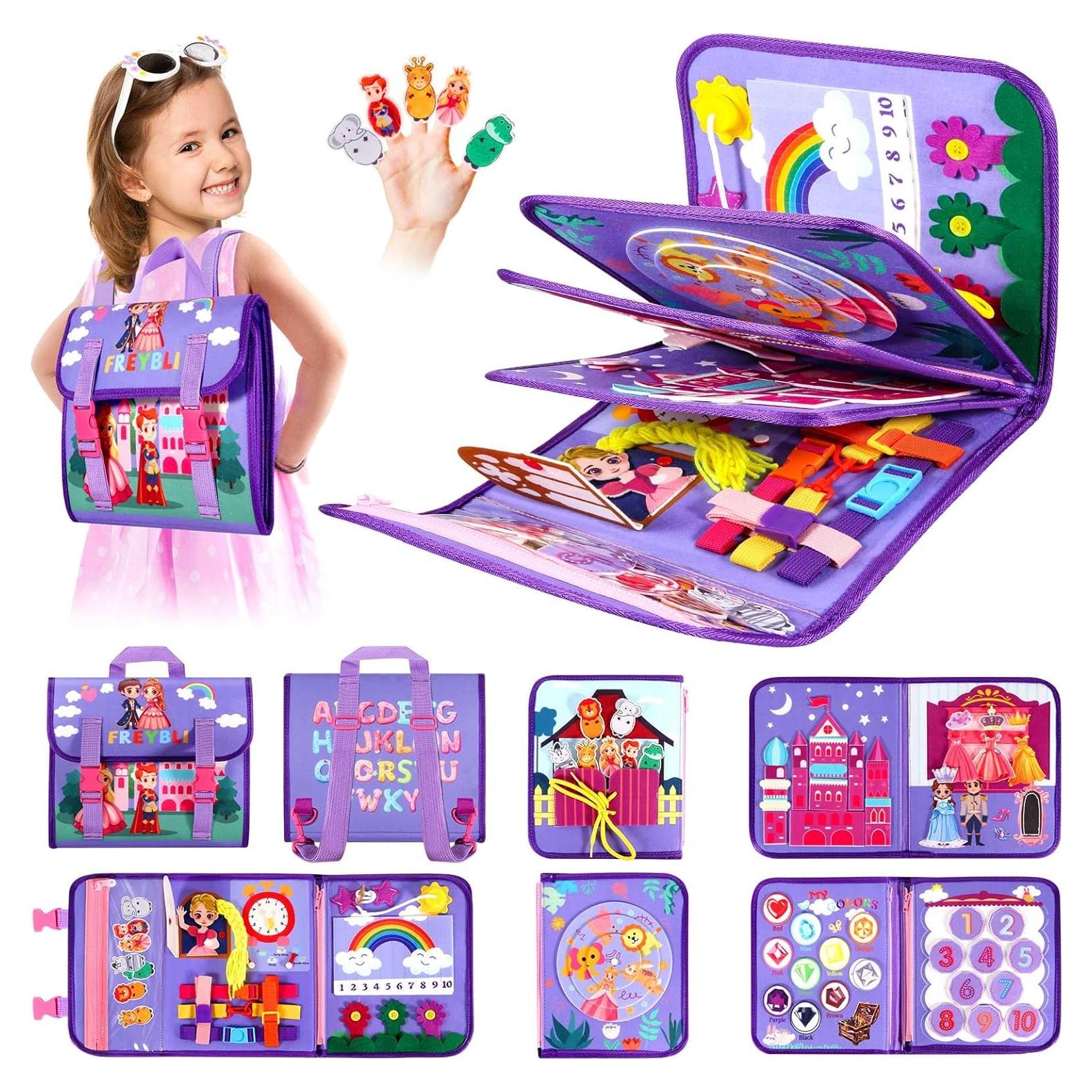 Tablero Ocupado Montessori FREYBLI para Niños 1-3 Años