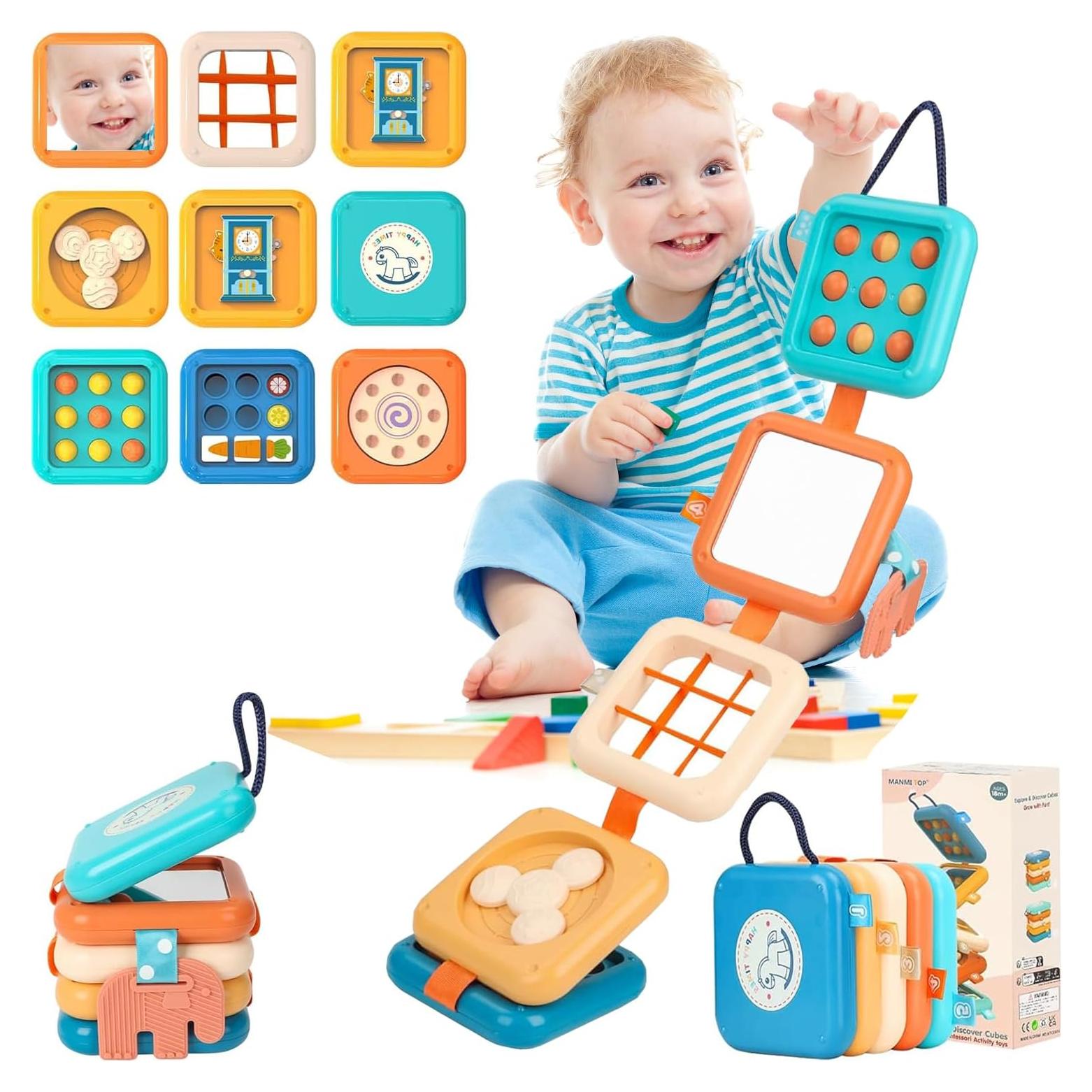 Tablero Ocupado Montessori FHJBJA 8 Actividades 0-3 Años