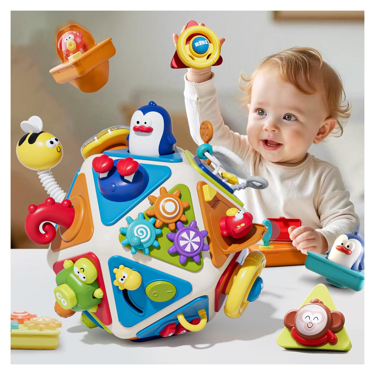 Tablero de Actividades 20-en-1 Vanvimen para Niños 1-3 Años