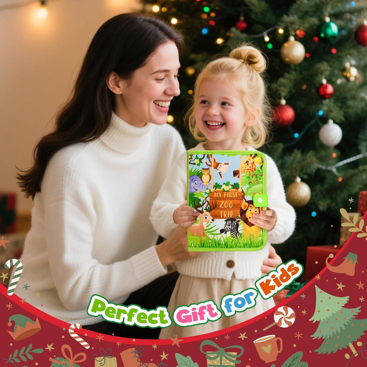 Libro Ocupado Montessori Asten para Niños 1-4 Años - Juguete Educativo