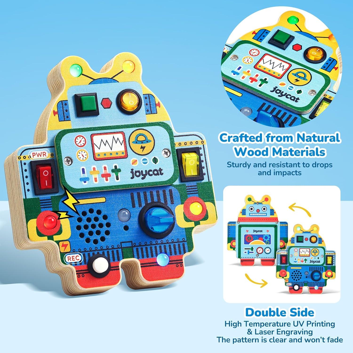 Tabla Ocupada LED JoyCat para Niños 1-3 Años, Juguete Educativo