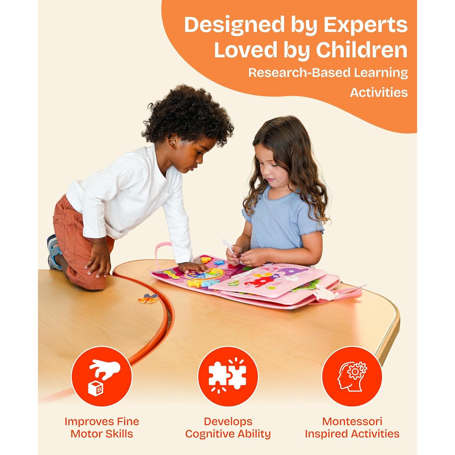 Tablero Ocupado Montessori Southbay 27.9x22.9 cm Juguete Educativo