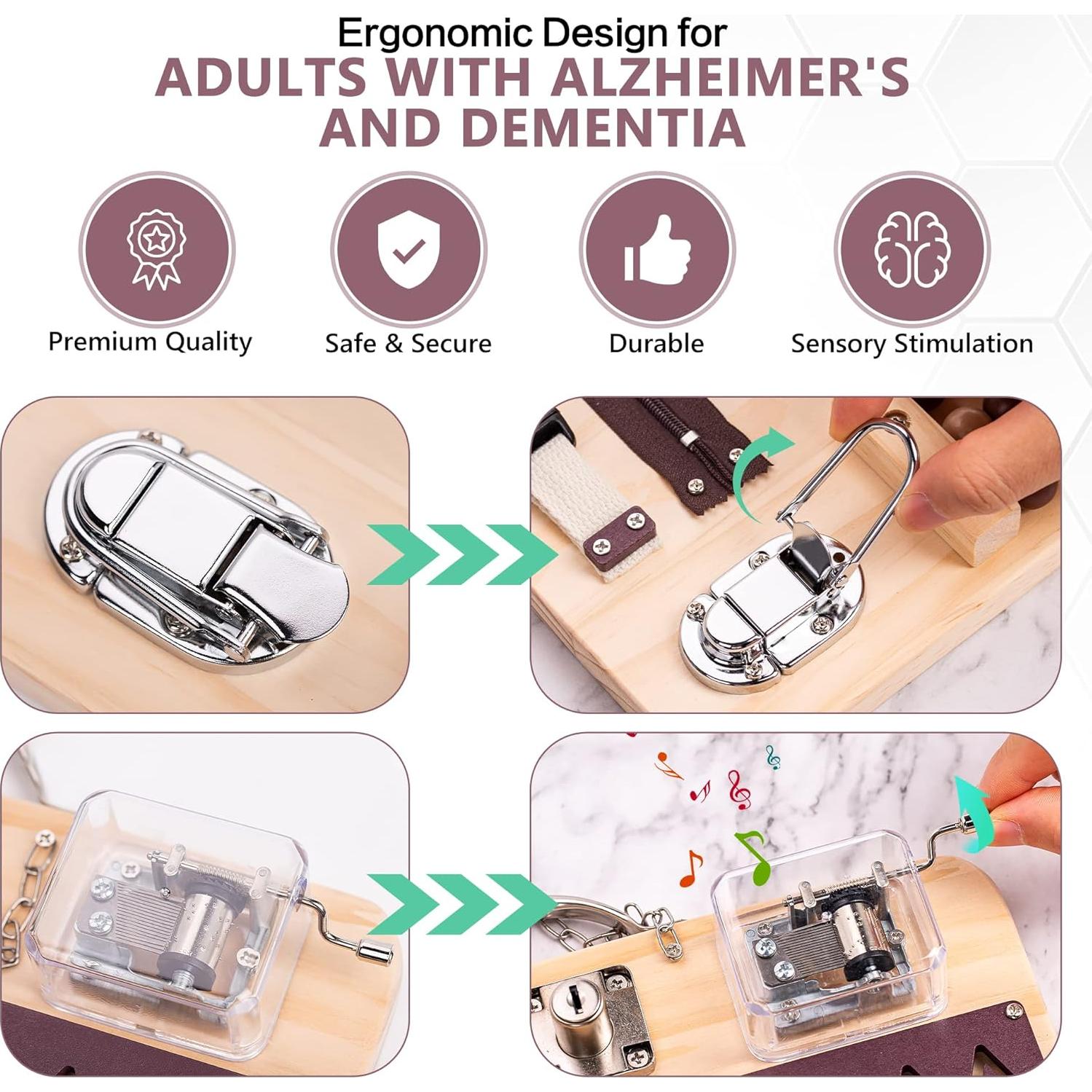 Tablero Sensorial Assistex para Adultos con Demencia 32.2cm