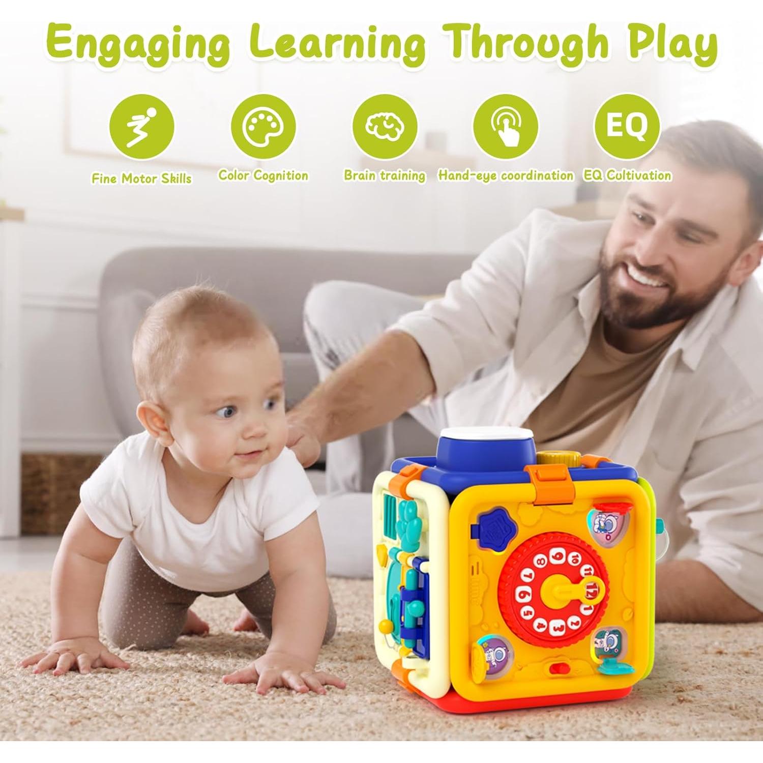 Cubo Montessori 6 en 1 para Niños de 1 a 4 Años - GUANGDONG HENGGUAN