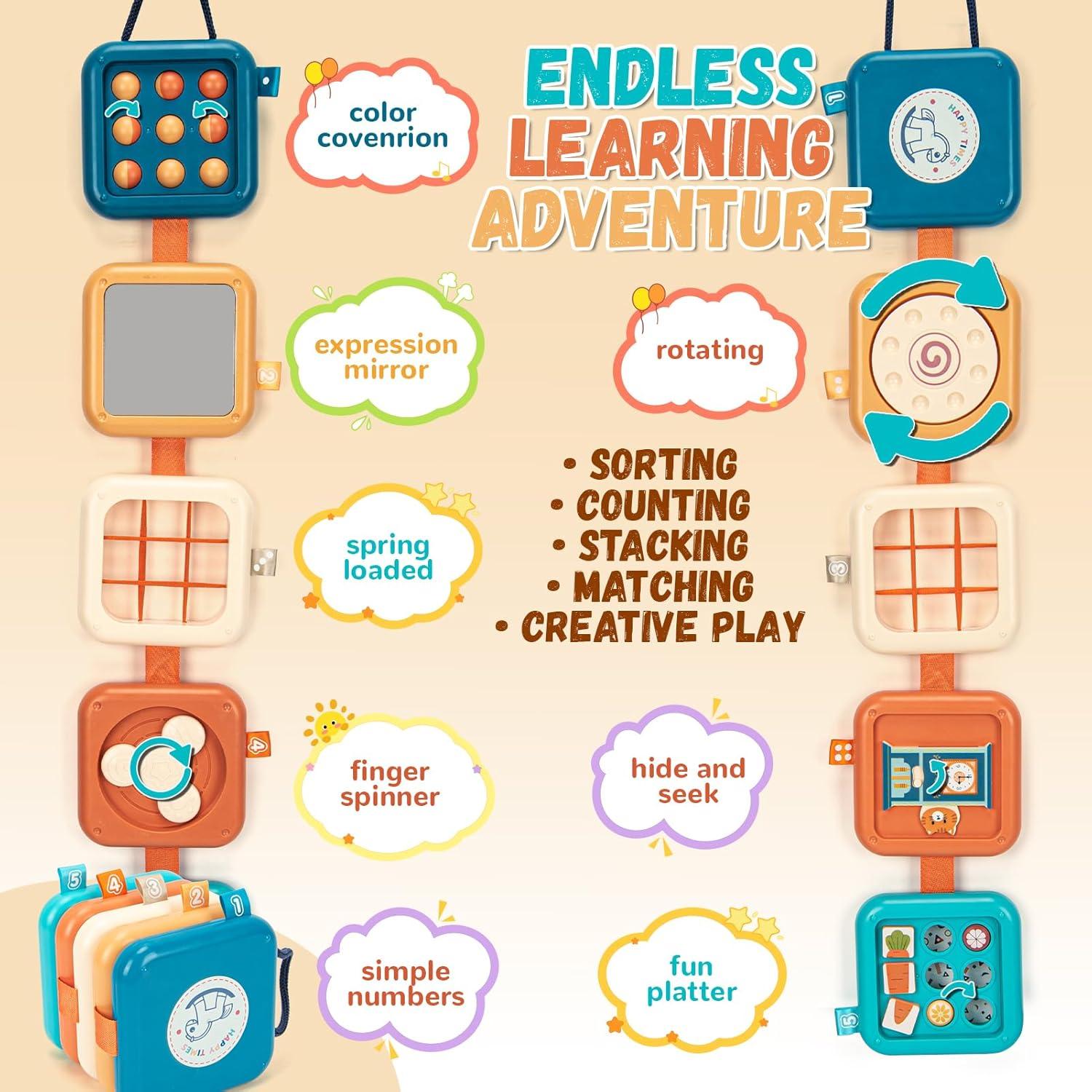 Tablero Ocupado Montessori GUANGZHOU 58x10 cm Juguete Sensorial