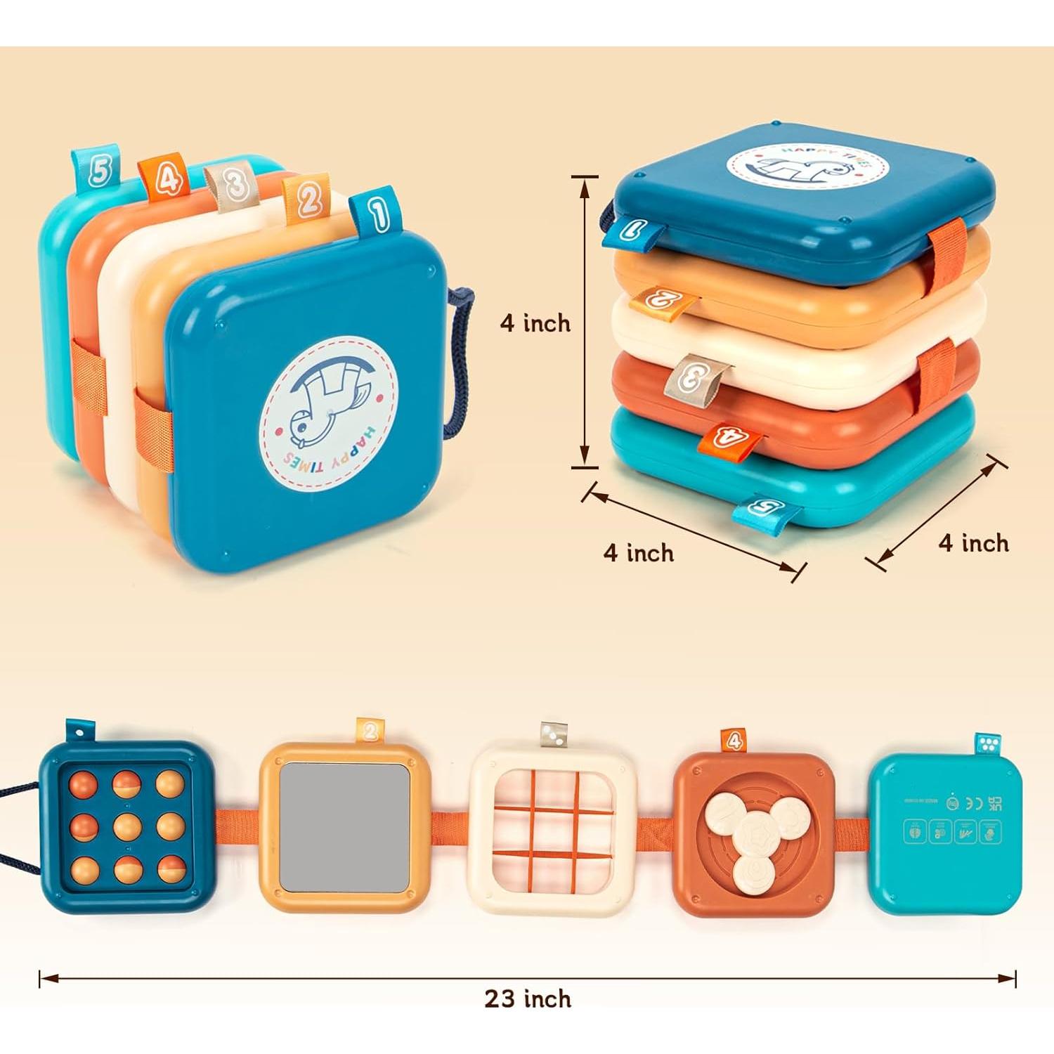 Tablero Ocupado Montessori GUANGZHOU 58x10 cm Juguete Sensorial