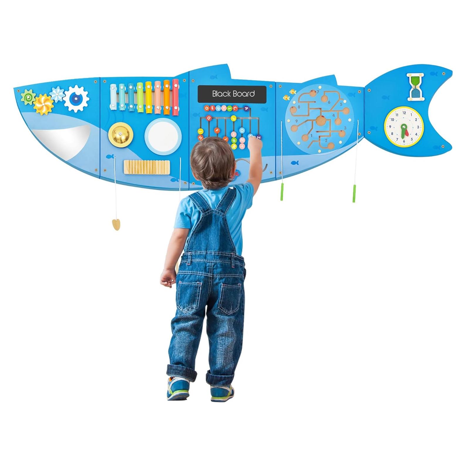 Panel de Actividad Montessori de Madera para Niños 6.4kg