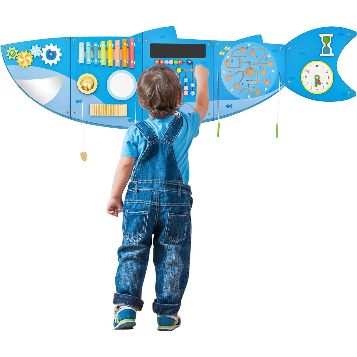 Panel de Actividad Montessori de Madera para Niños 6.4kg