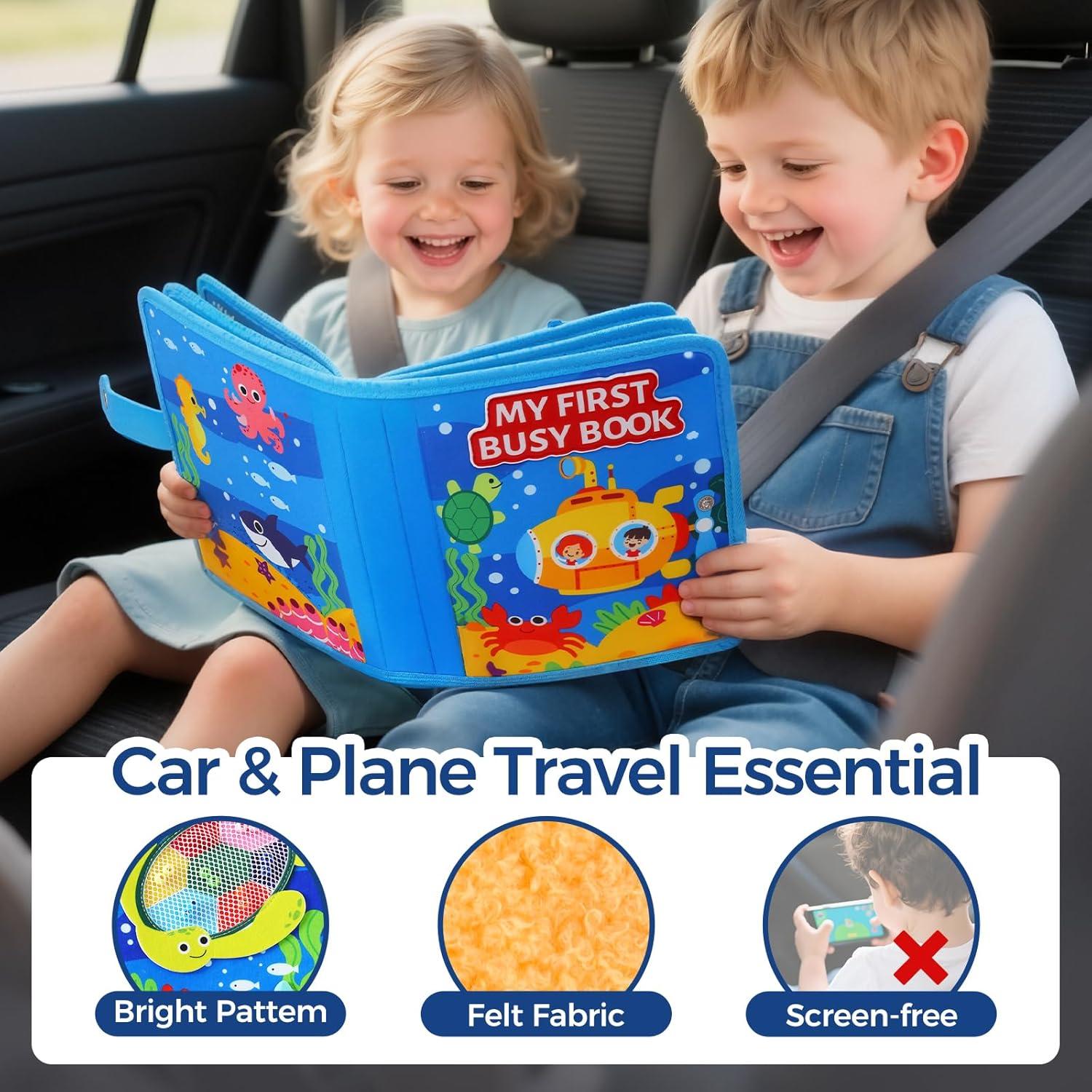 Libro Ocupado Montessori Evoceler 16 Actividades 2-5 Años