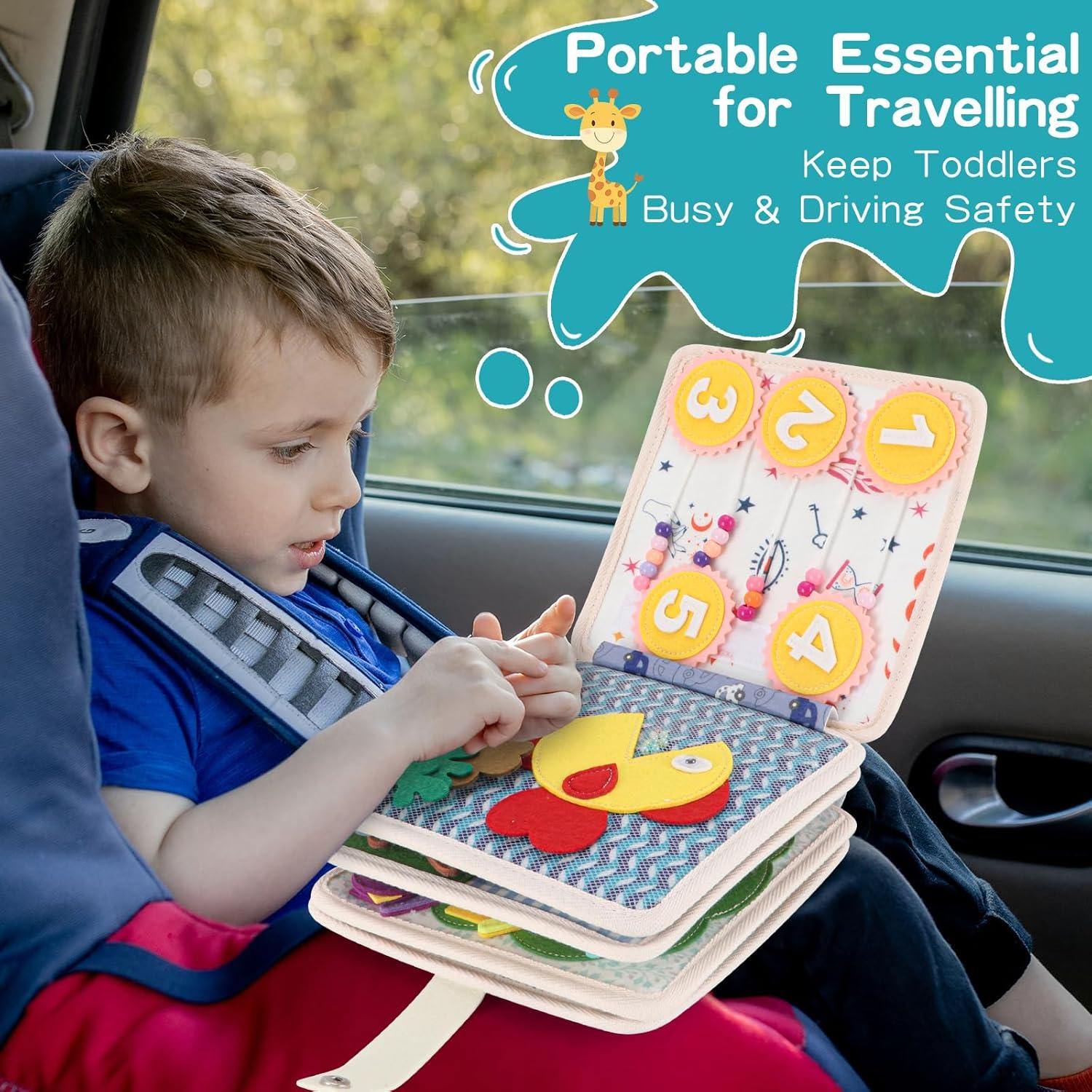 Tablero Ocupado Montessori KIDS KING León 20x20 cm para Niños 3+