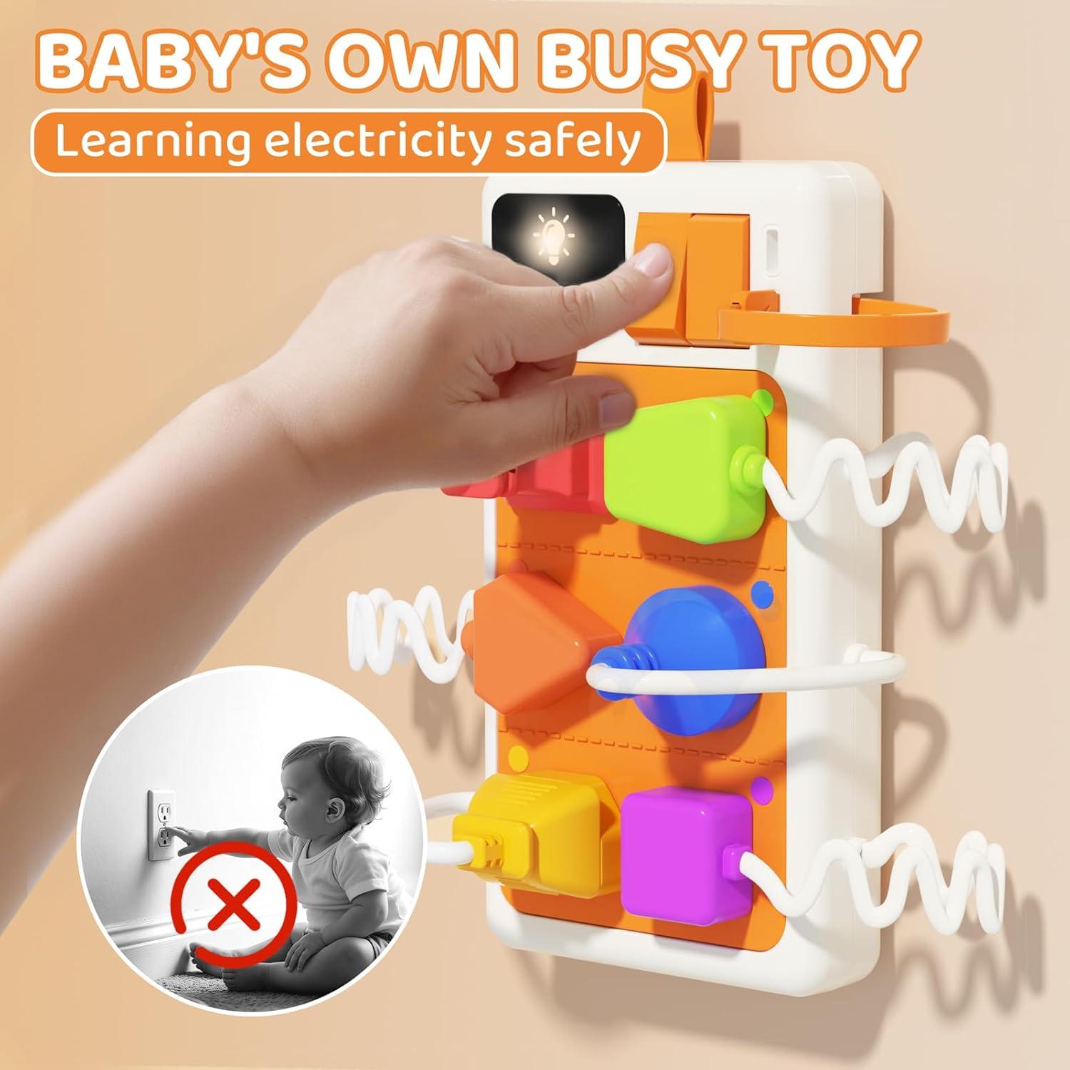 Tablero Ocupado Montessori PANITU 6 Juguetes Educativos 19.5 cm