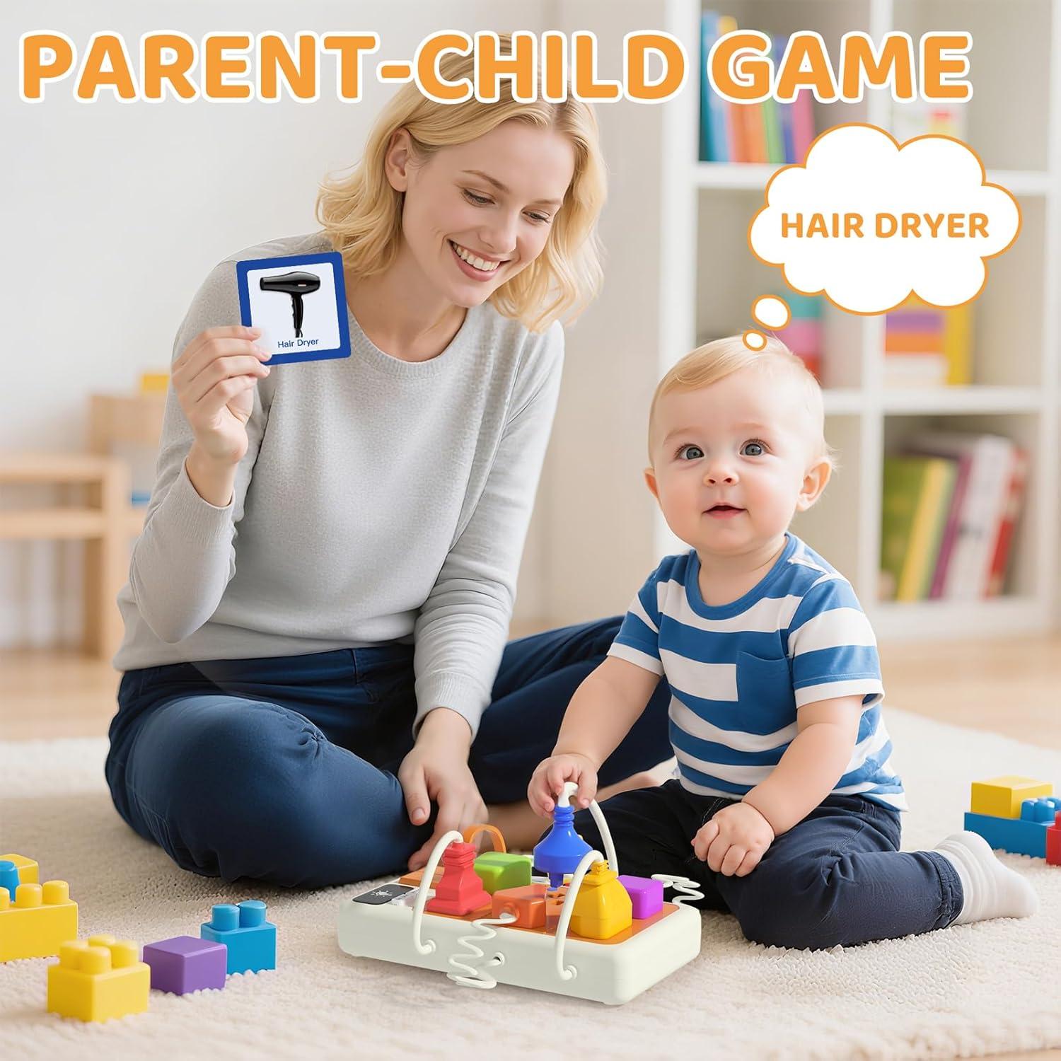 Tablero Ocupado Montessori PANITU 6 Juguetes Educativos 19.5 cm