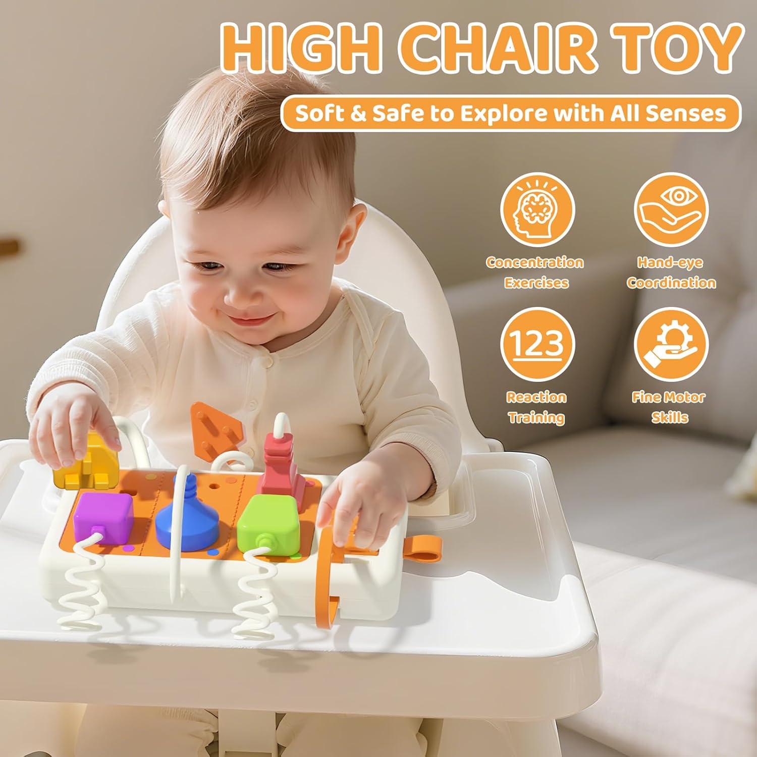 Tablero Ocupado Montessori PANITU 6 Juguetes Educativos 19.5 cm