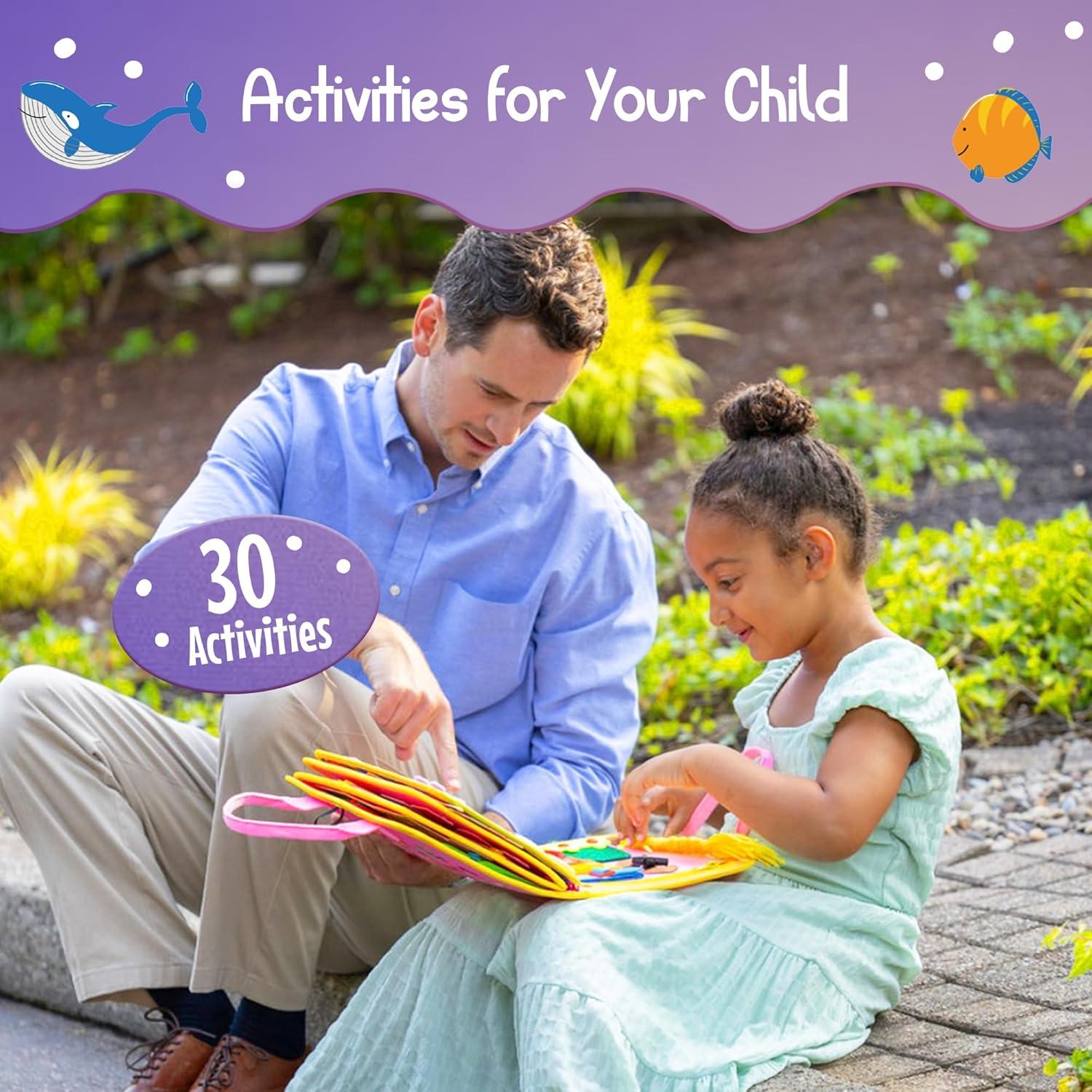 Bolsa de Libro Ocupado para Niños Nangong Kangnai - Actividades Interactivas 2-7 Años