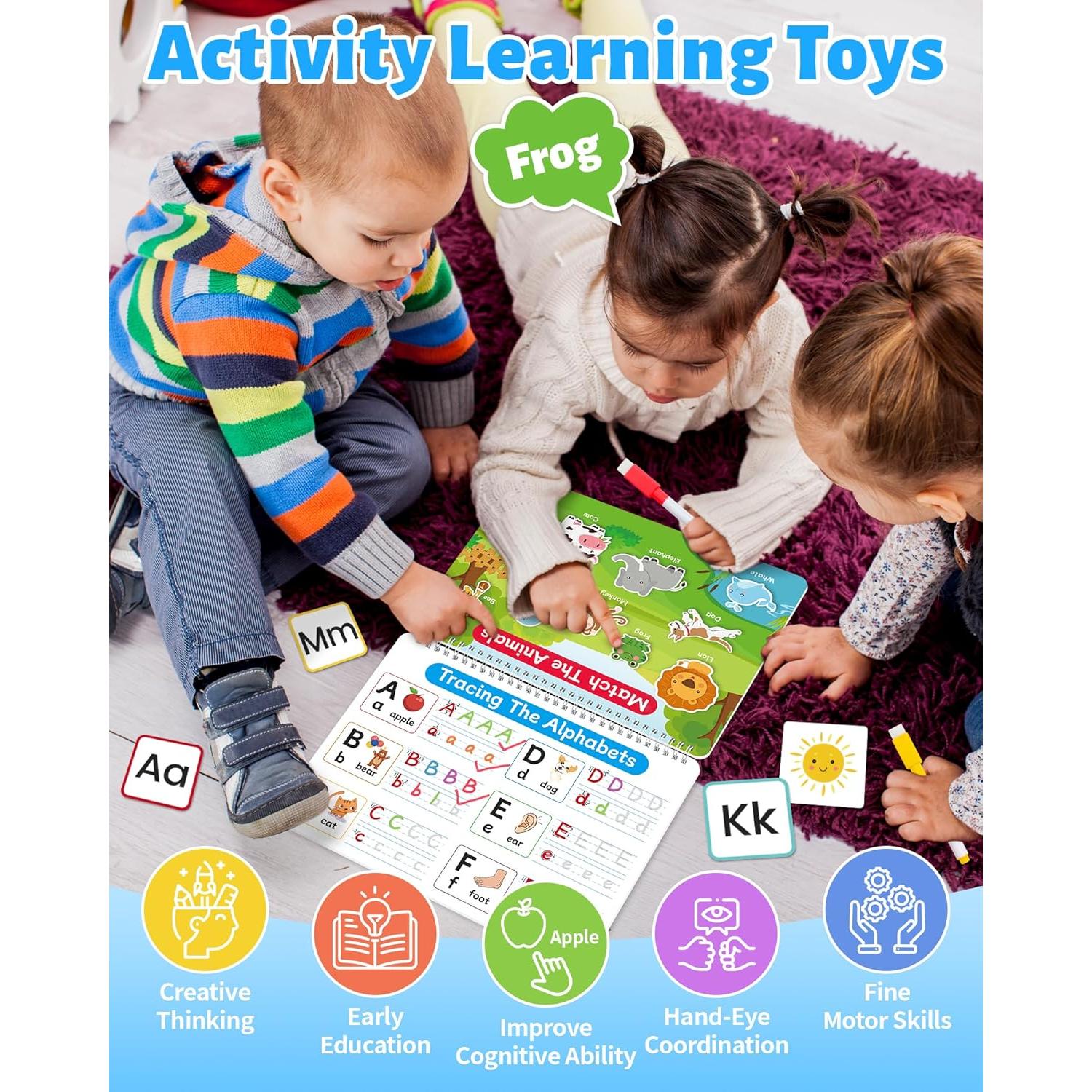 Libro de Actividades Montessori Benresive 3-5 Años - Juguetes Educativos