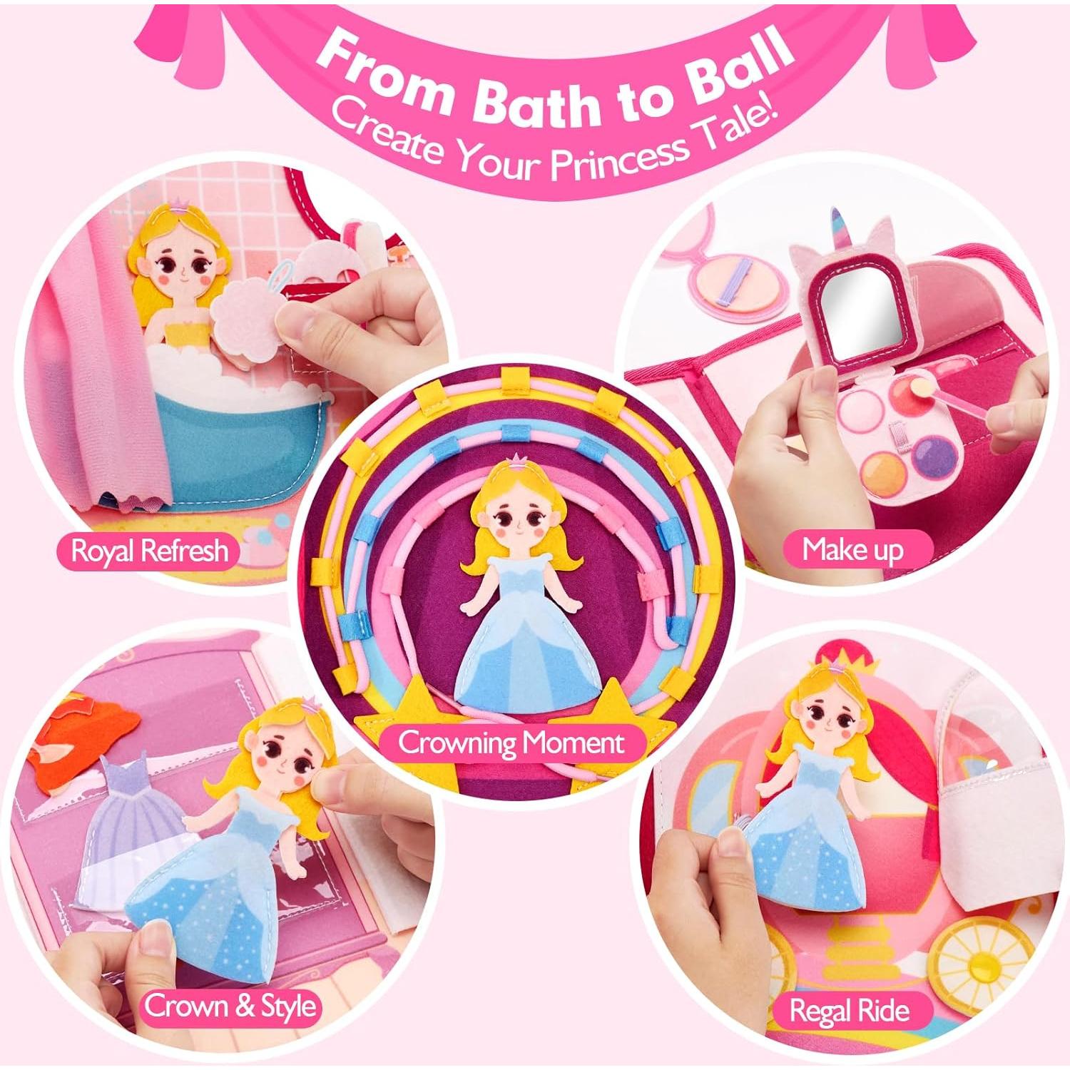 Tablero Ocupado Princesa Hahaland 3-5 Años - Juguete Montessori