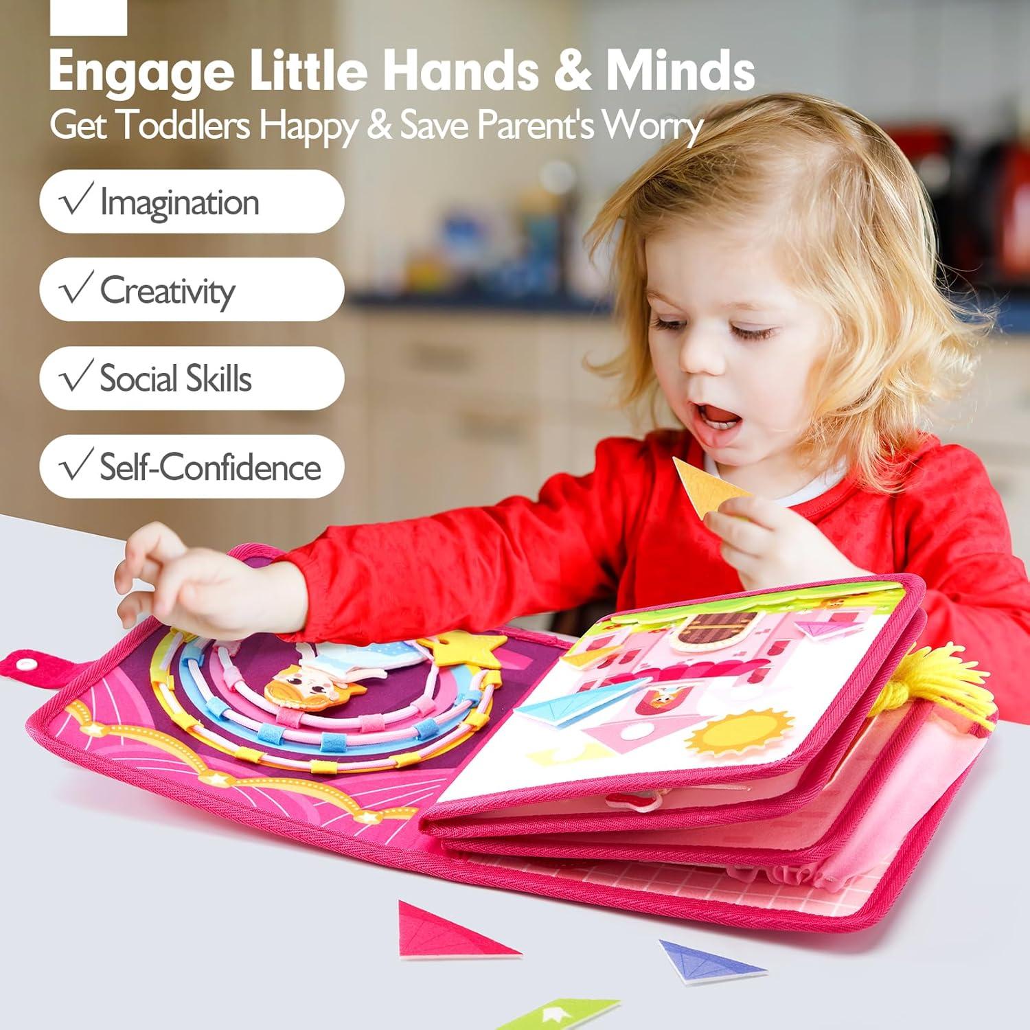 Tablero Ocupado Princesa Hahaland 3-5 Años - Juguete Montessori