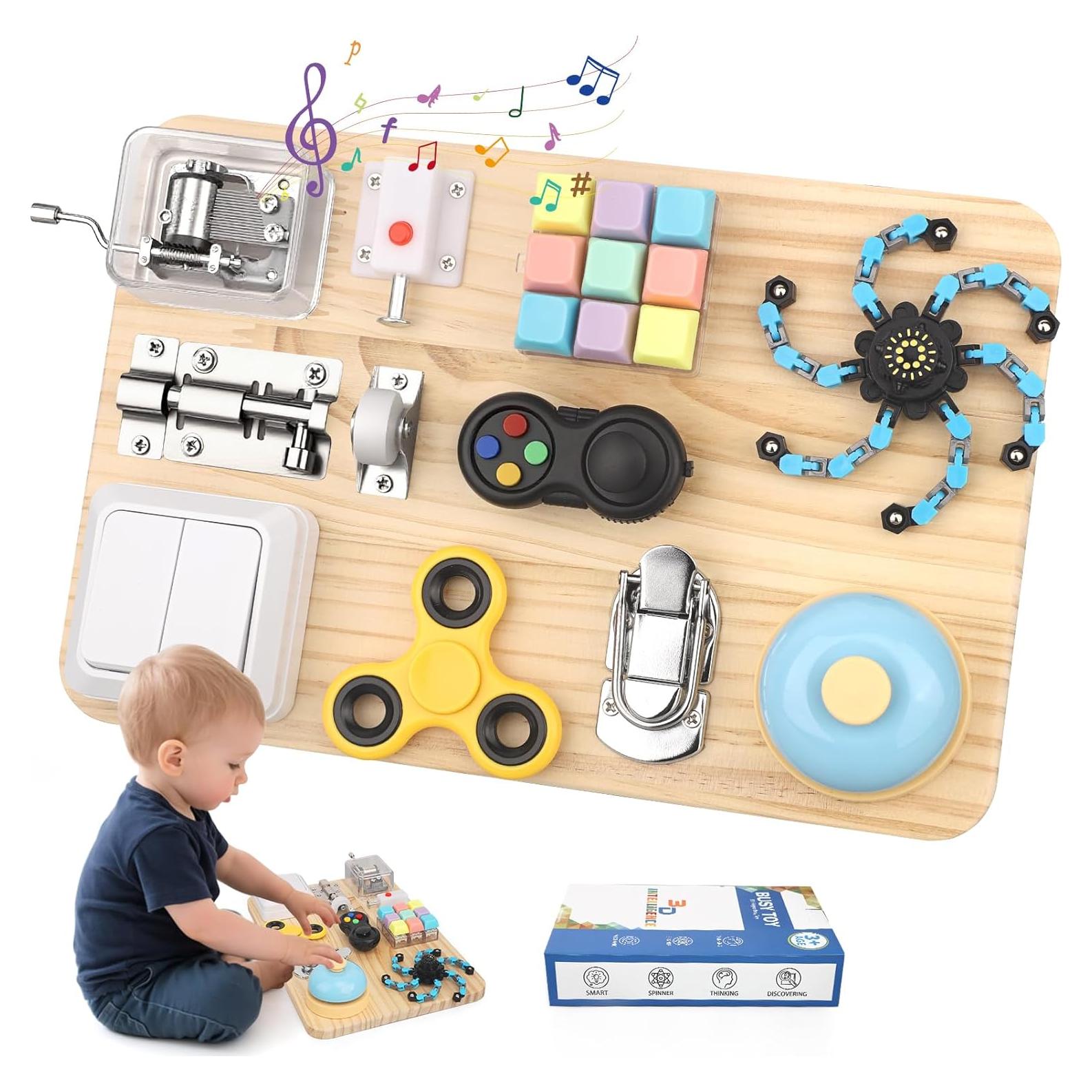 Tablero Ocupado Sensorial Montessori LNCOJOLM 15x12cm