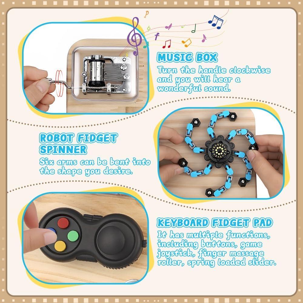 Tablero Ocupado Sensorial Montessori LNCOJOLM 15x12cm