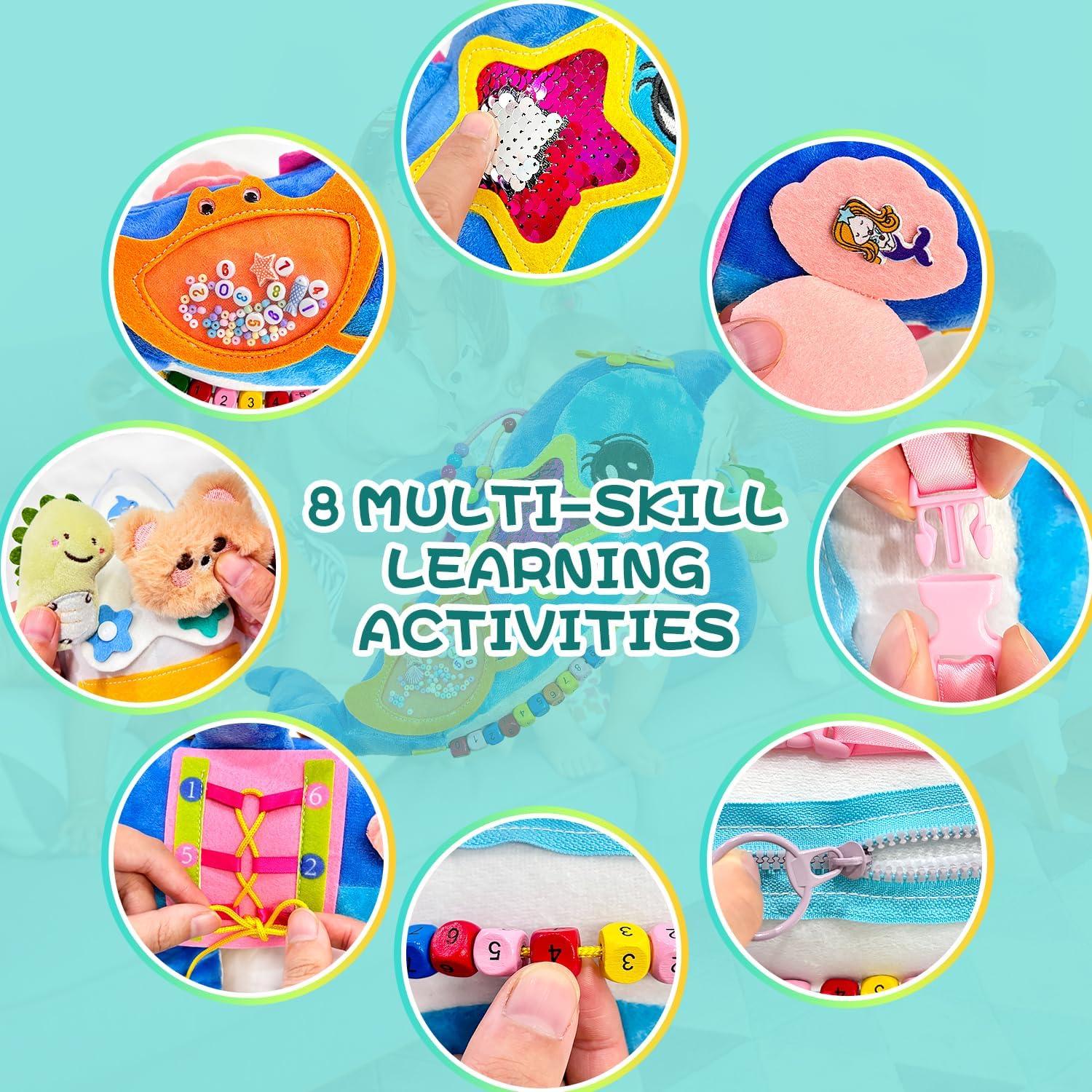 Juguete Montessori NEWARR Tablero Ocupado 35.56x10.16 cm