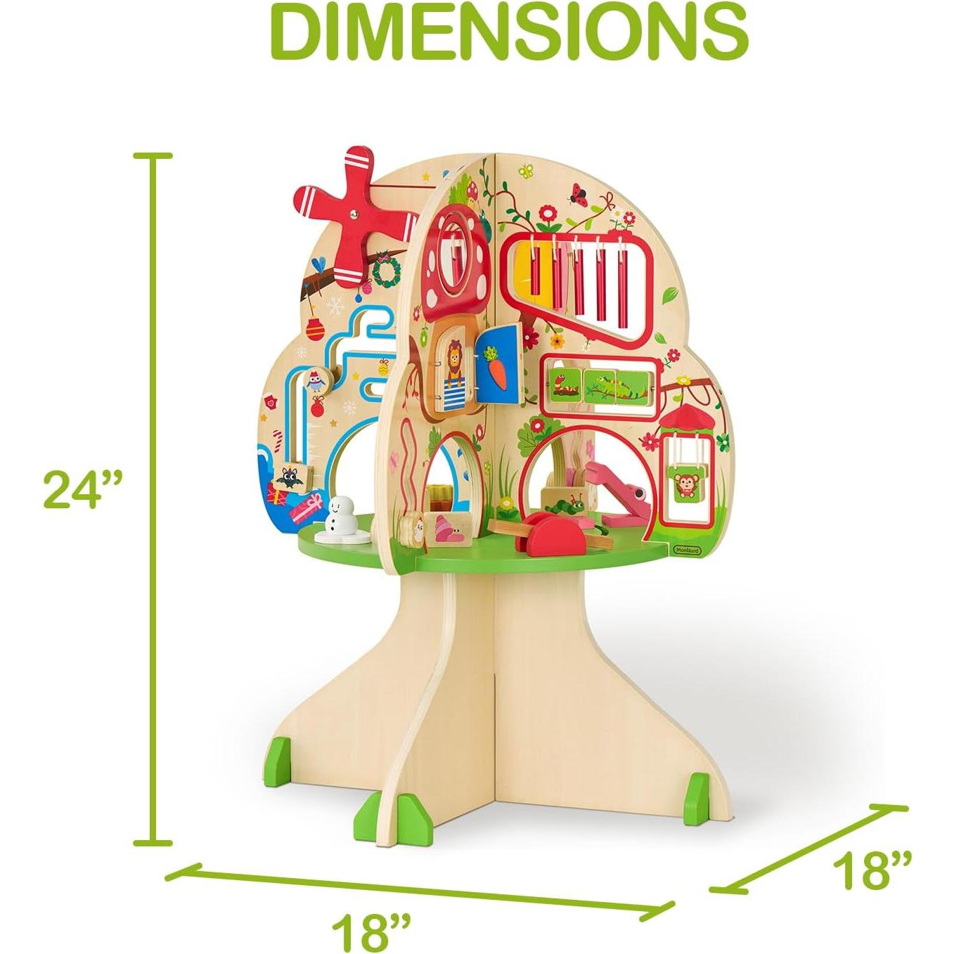 Centro de Actividades de Madera Monlúrd Montessori Árbol 4 Estaciones