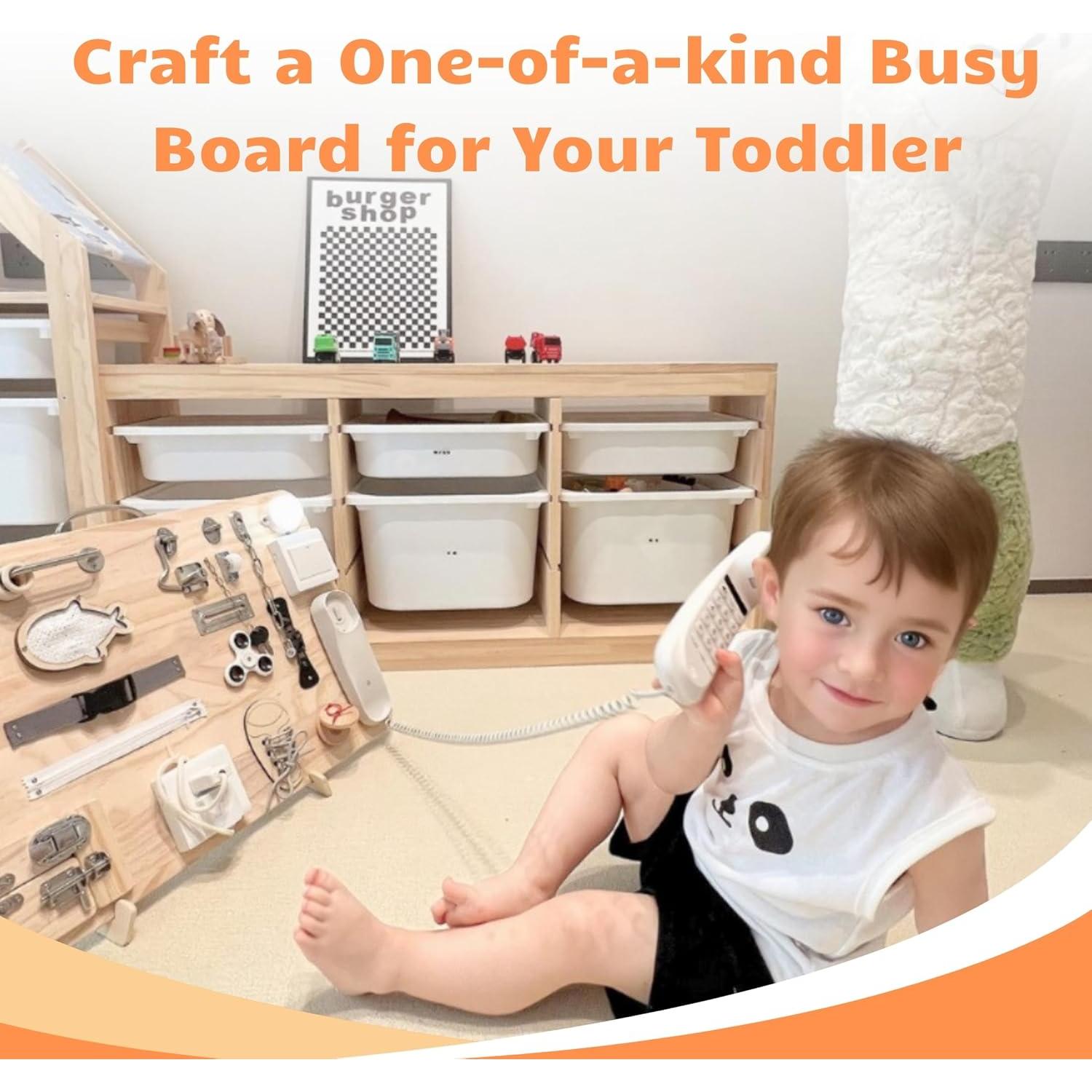 Kit de Accesorios Busy Board POTATOMATO - Interruptores y Luz LED