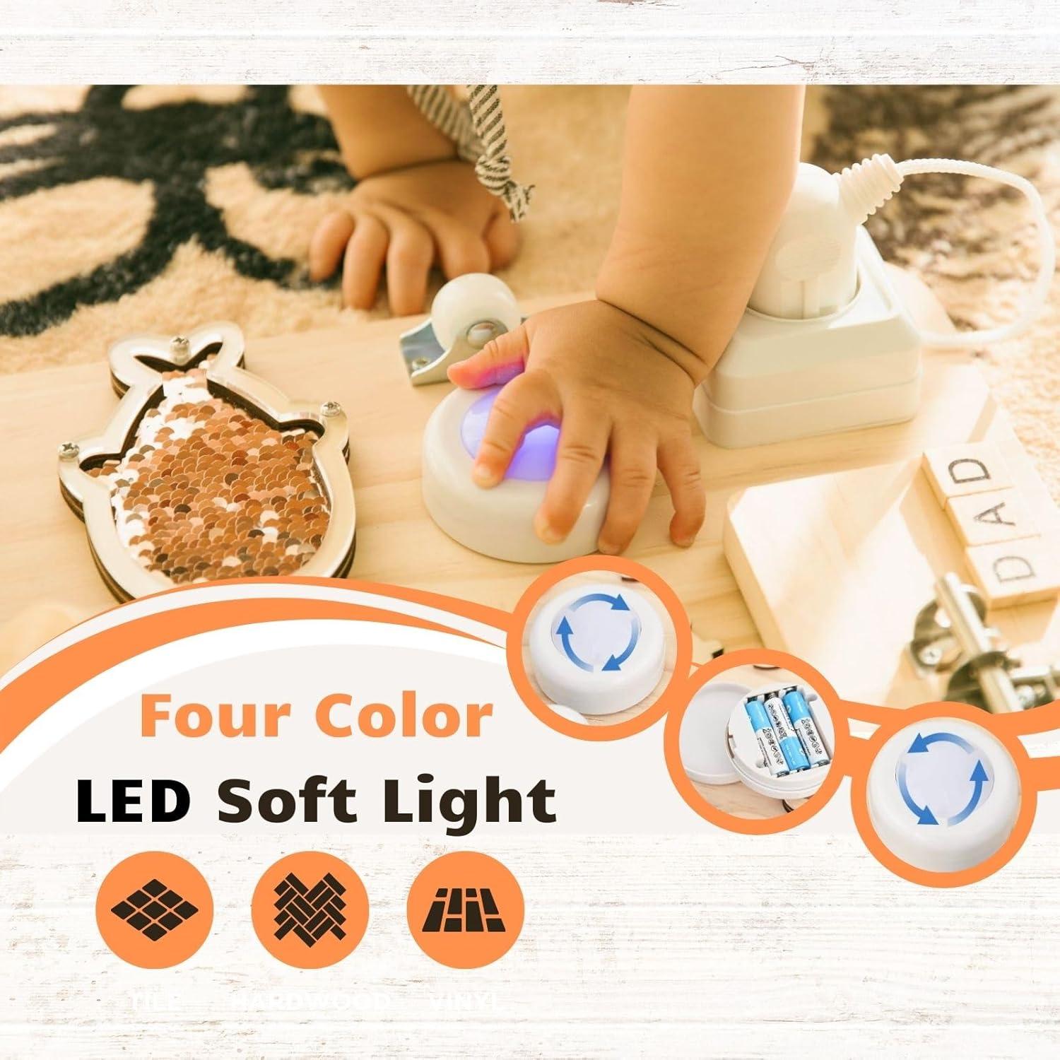 Kit de Accesorios Busy Board POTATOMATO - Interruptores y Luz LED